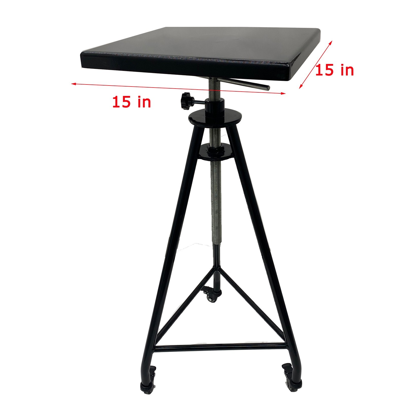 Sculpture Turntable15*15in Rotary Lifting Sculpture Table Pottery Stand for Clay
