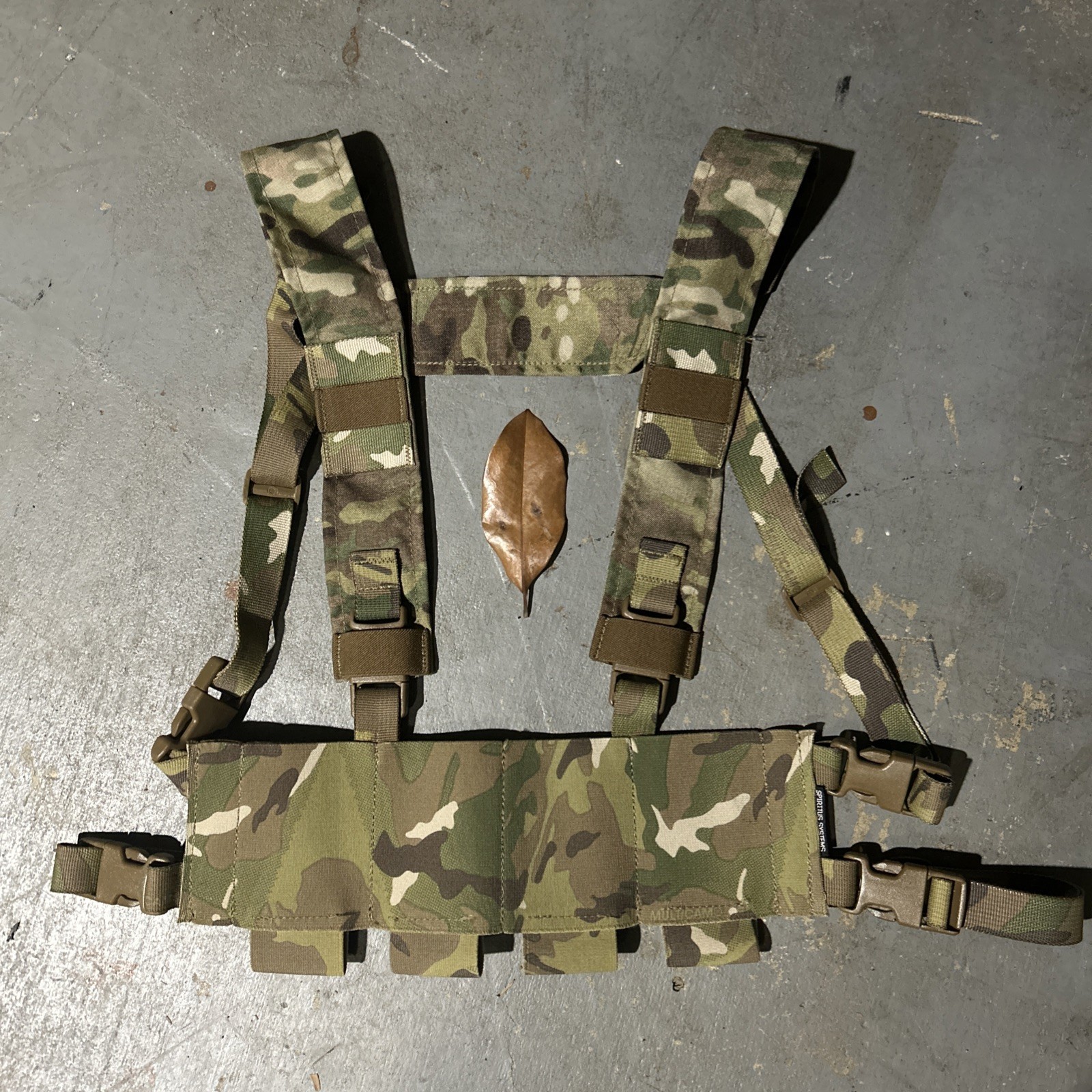 Spiritus Systems Multicam Bank Robber Chest Rig +Fat Strap + Backstrap
