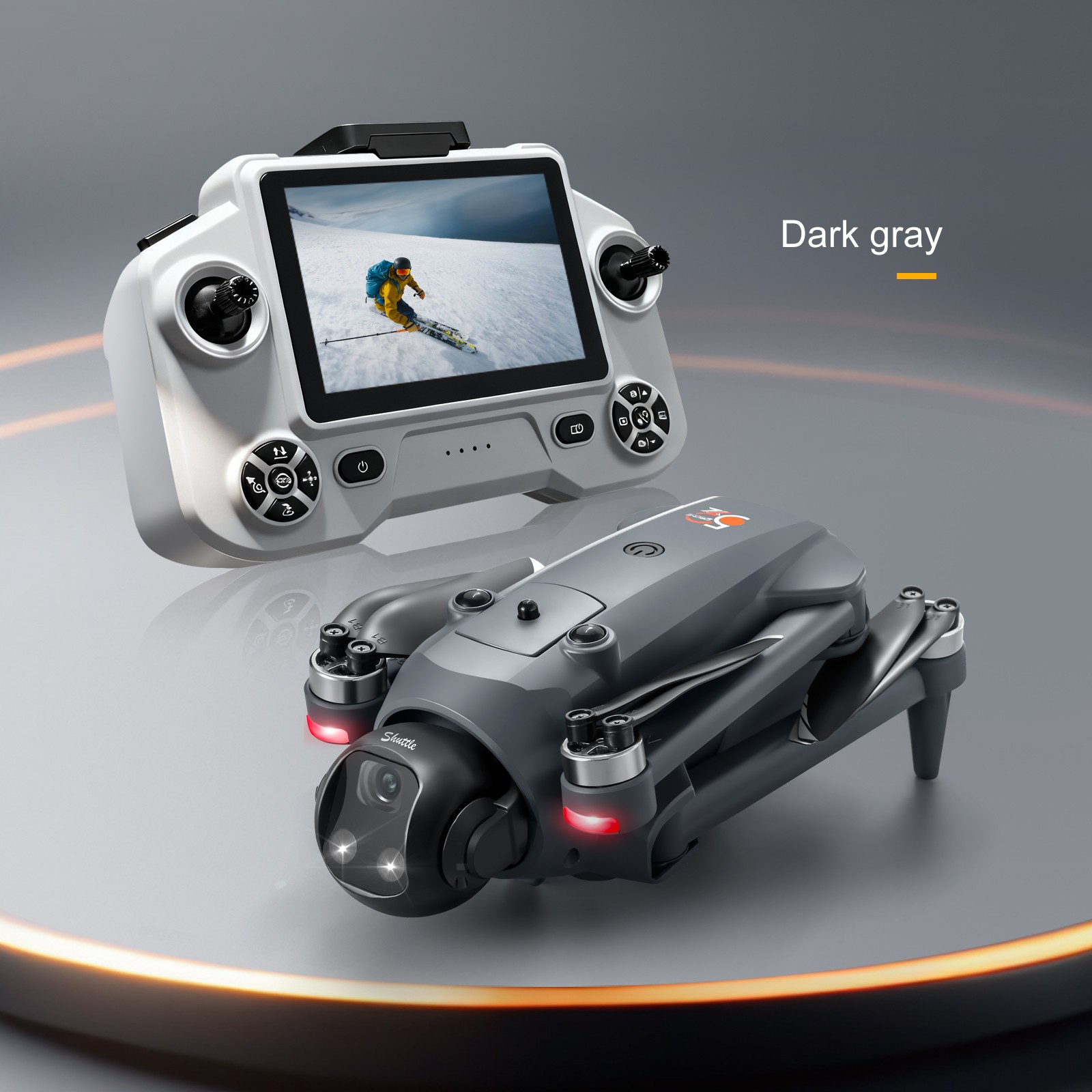 YL059 GPS Return Drone 4K Camera Lightweight Foldable FPV Transmission w/ Screen