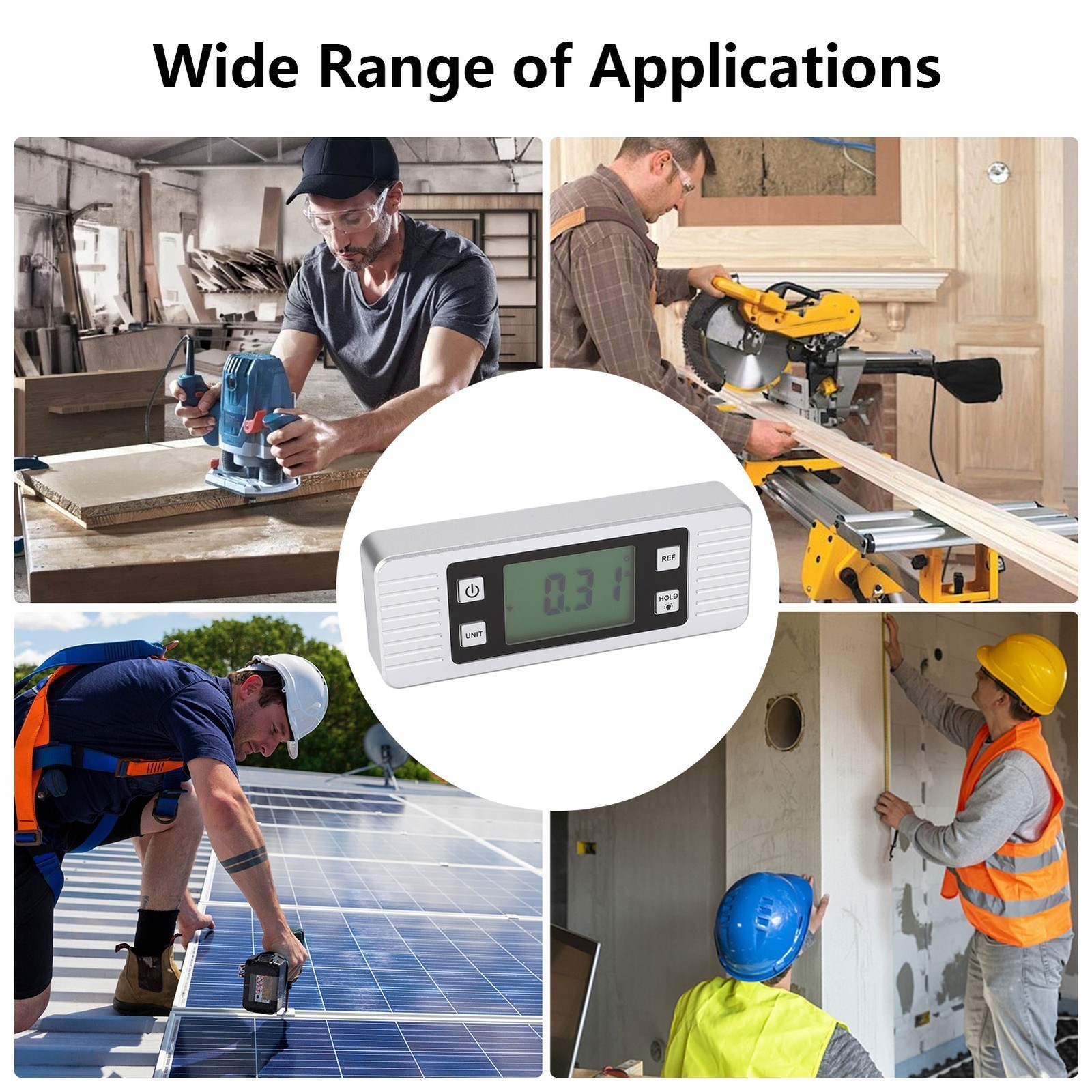 Digital Level Box High Accuracy Multifunctional Portable Magnetic Digital Angle