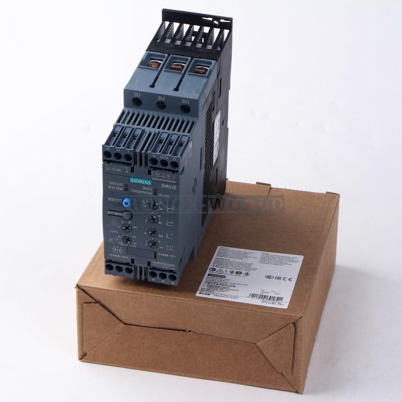 1PCS Siemens Soft Starter 3RW4036-1BB14 22Kw New