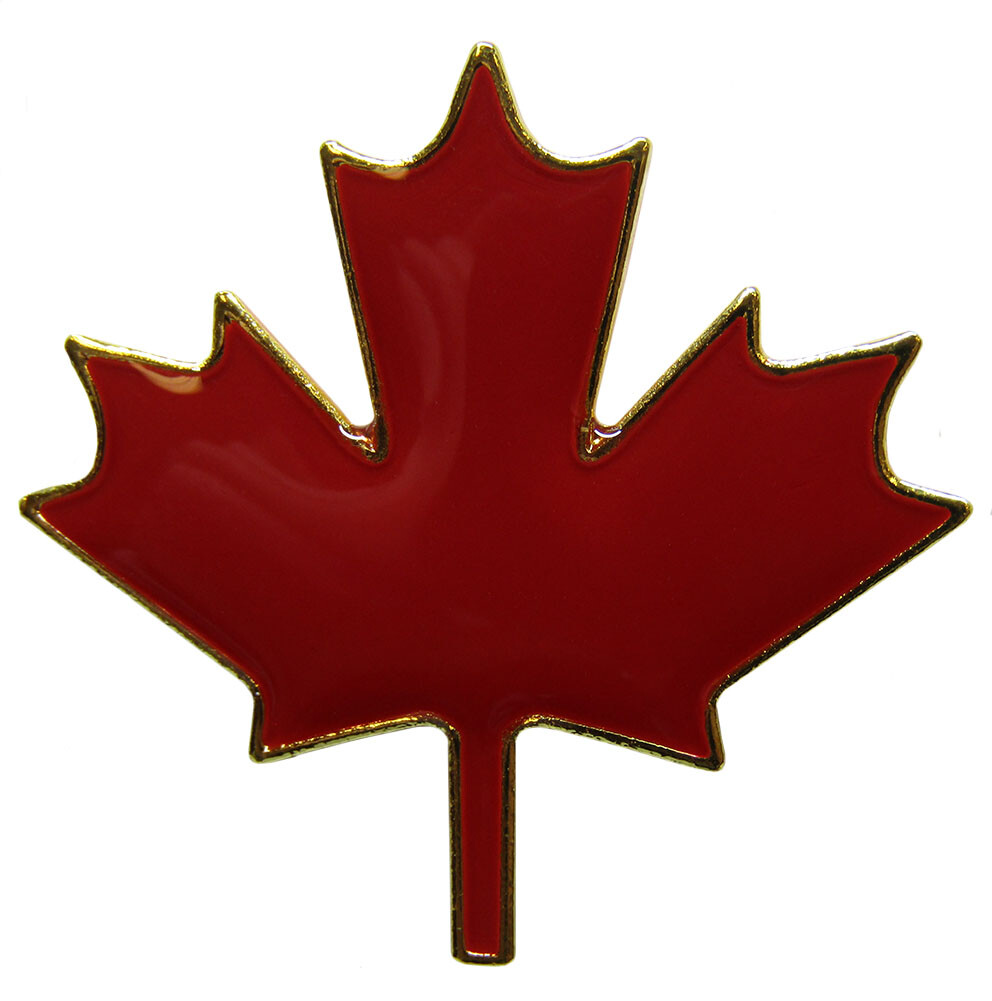 Canada Canadian Maple Leaf Bike Motorcycle Hat Cap lapel Pin