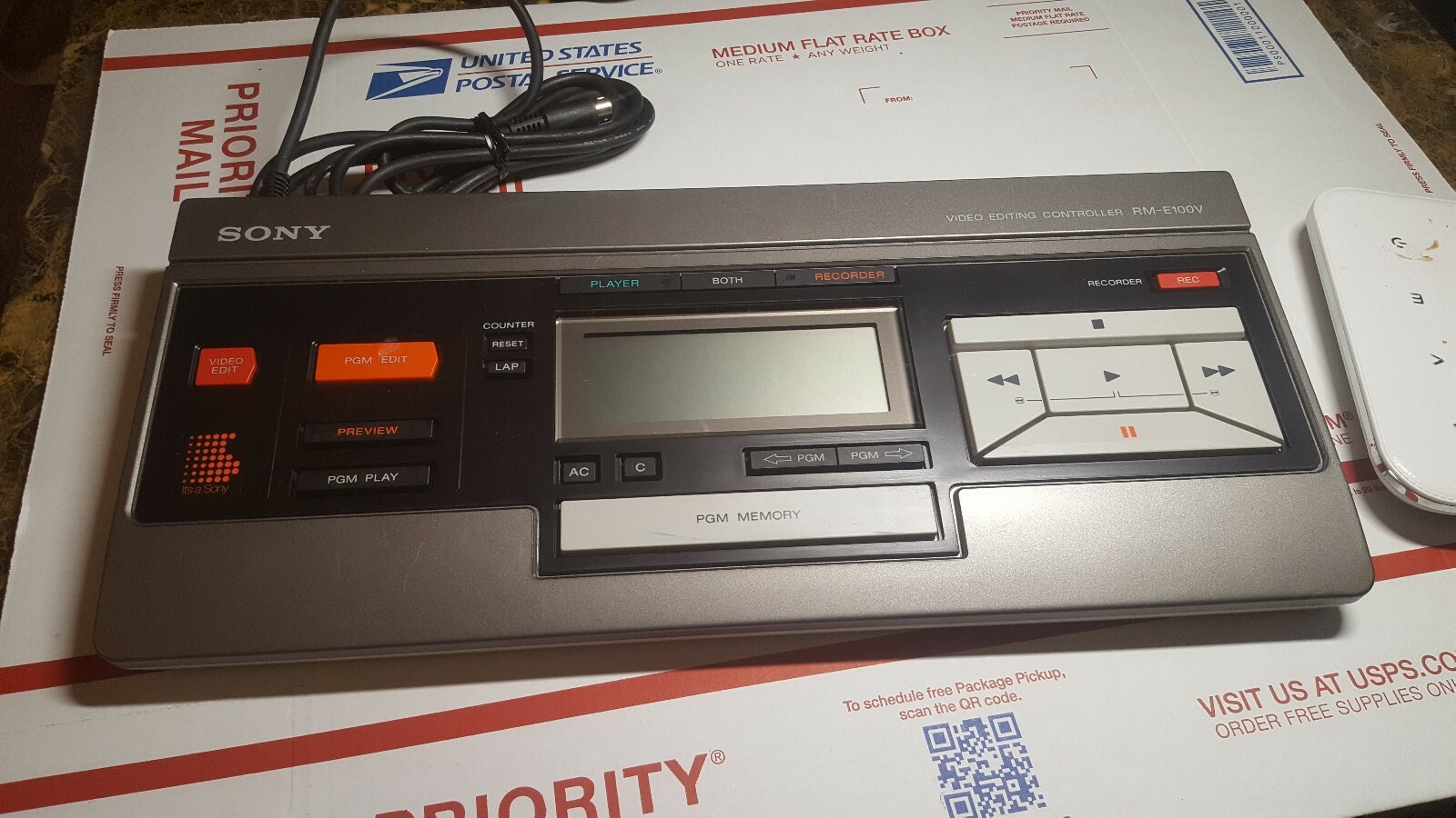 Vintage Sony RM-E100V Analog Video Editing Controller
