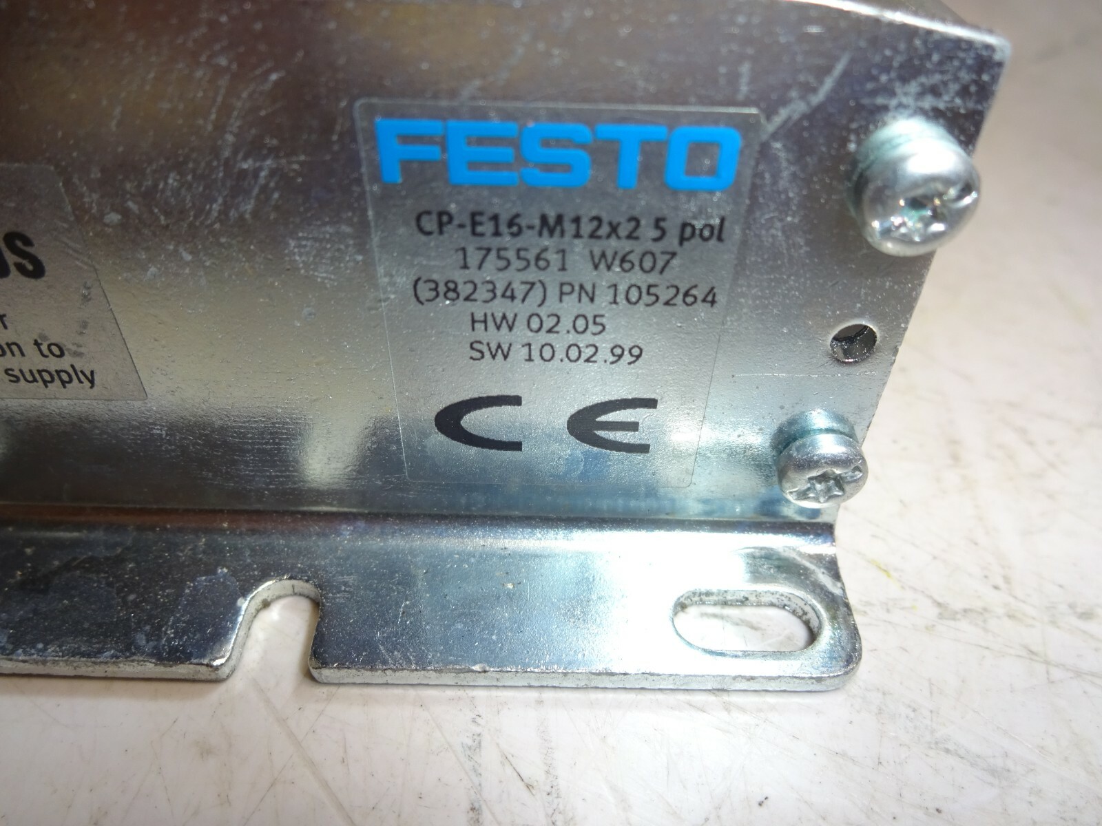Festo Cp-e16-m12x2 5 Pol I/o Module