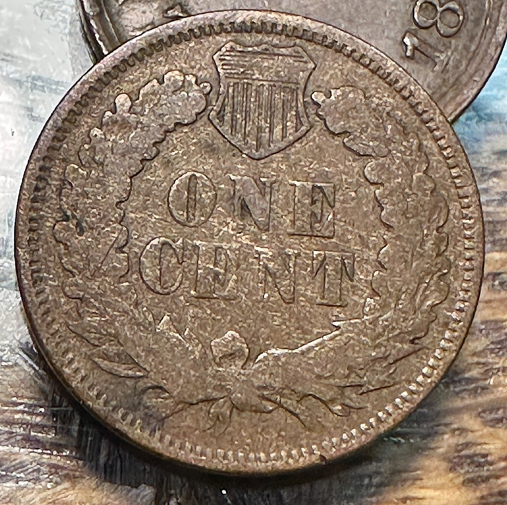 1875 Indian Cent Nice Original VG CHRC