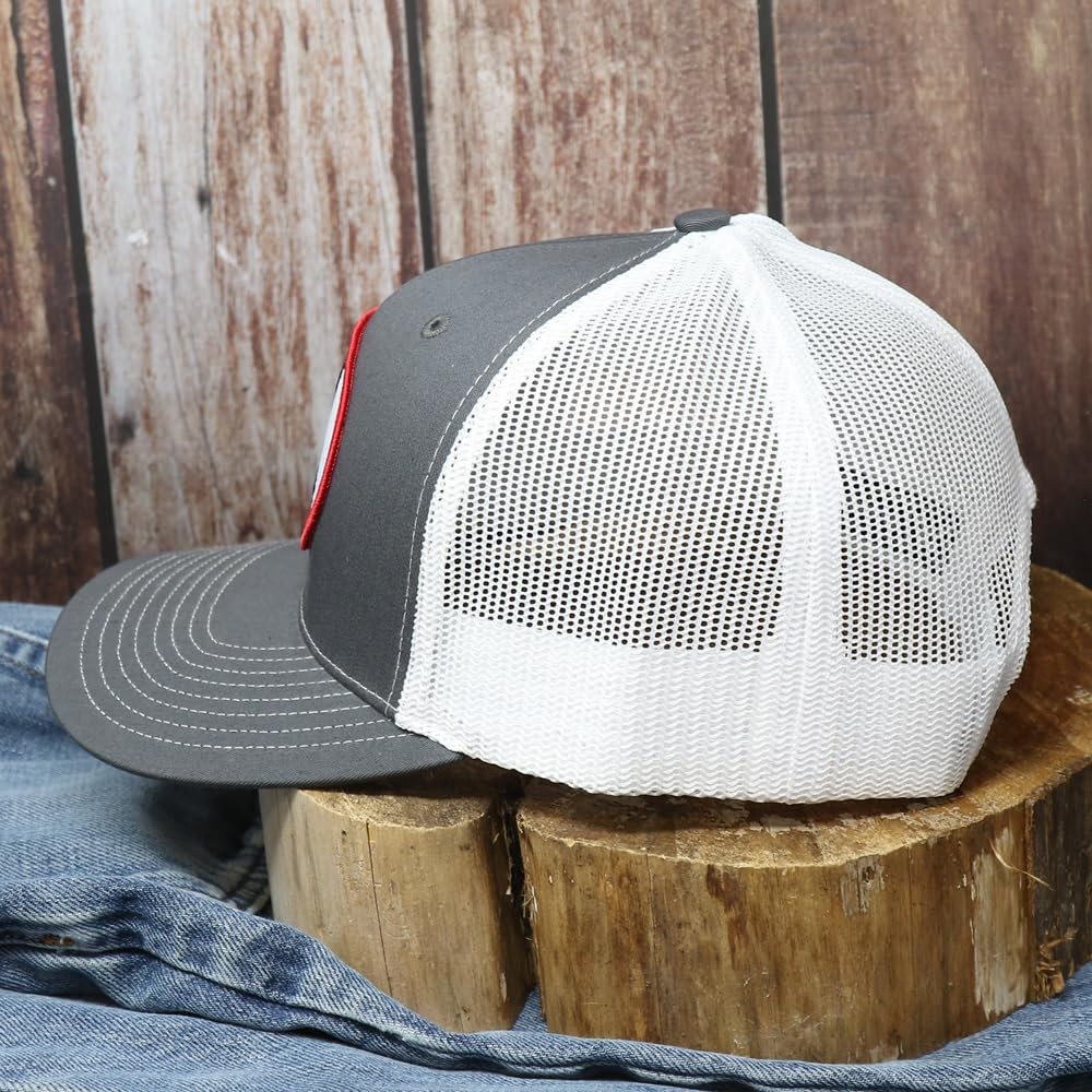 WHISKEY BENT HAT CO. Whiskey Ranch One Size, Gray/White Cattle Patch