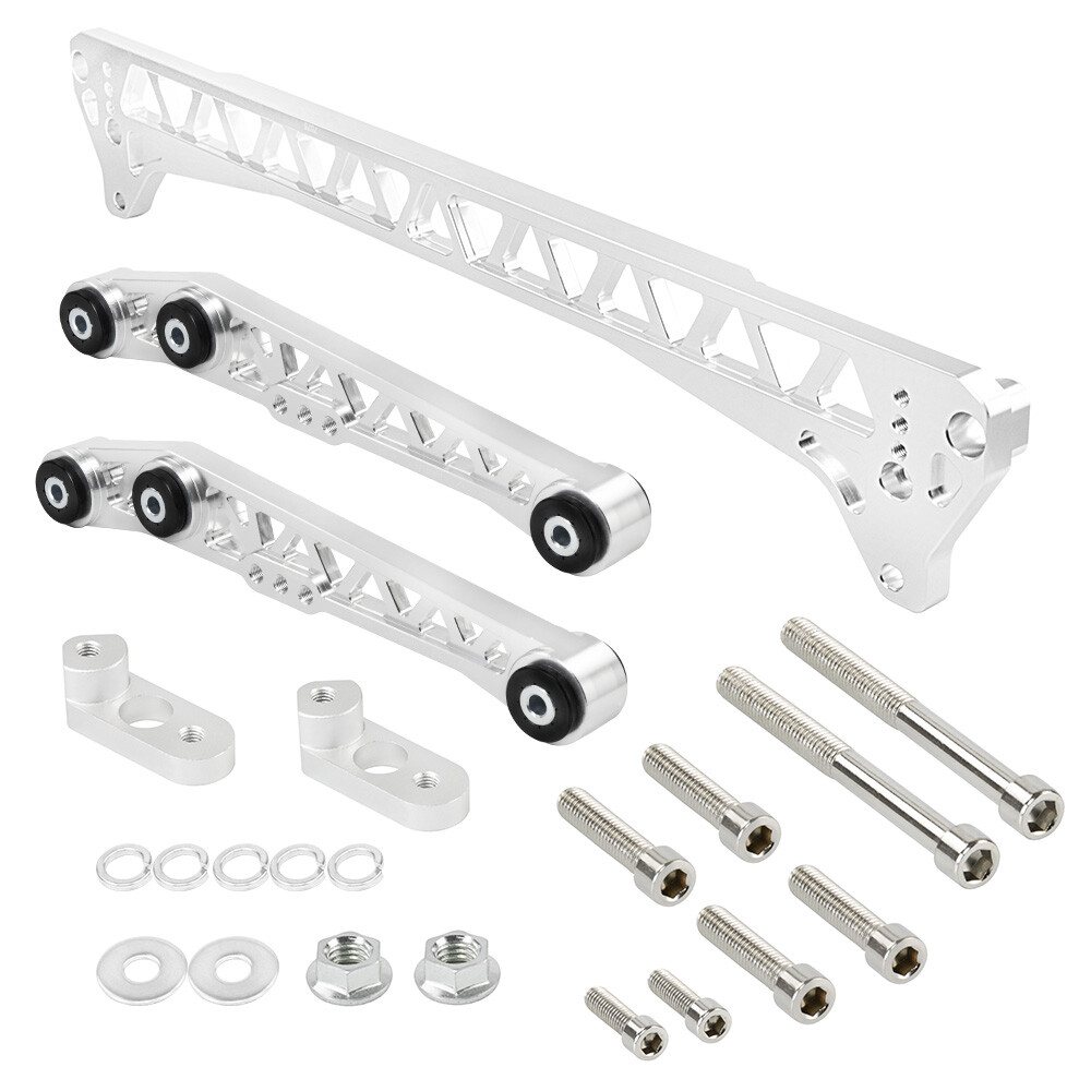 Lower Control Arm +Subframe Brace For 94-01 Acura Integra 92-95 Honda Civic Rear