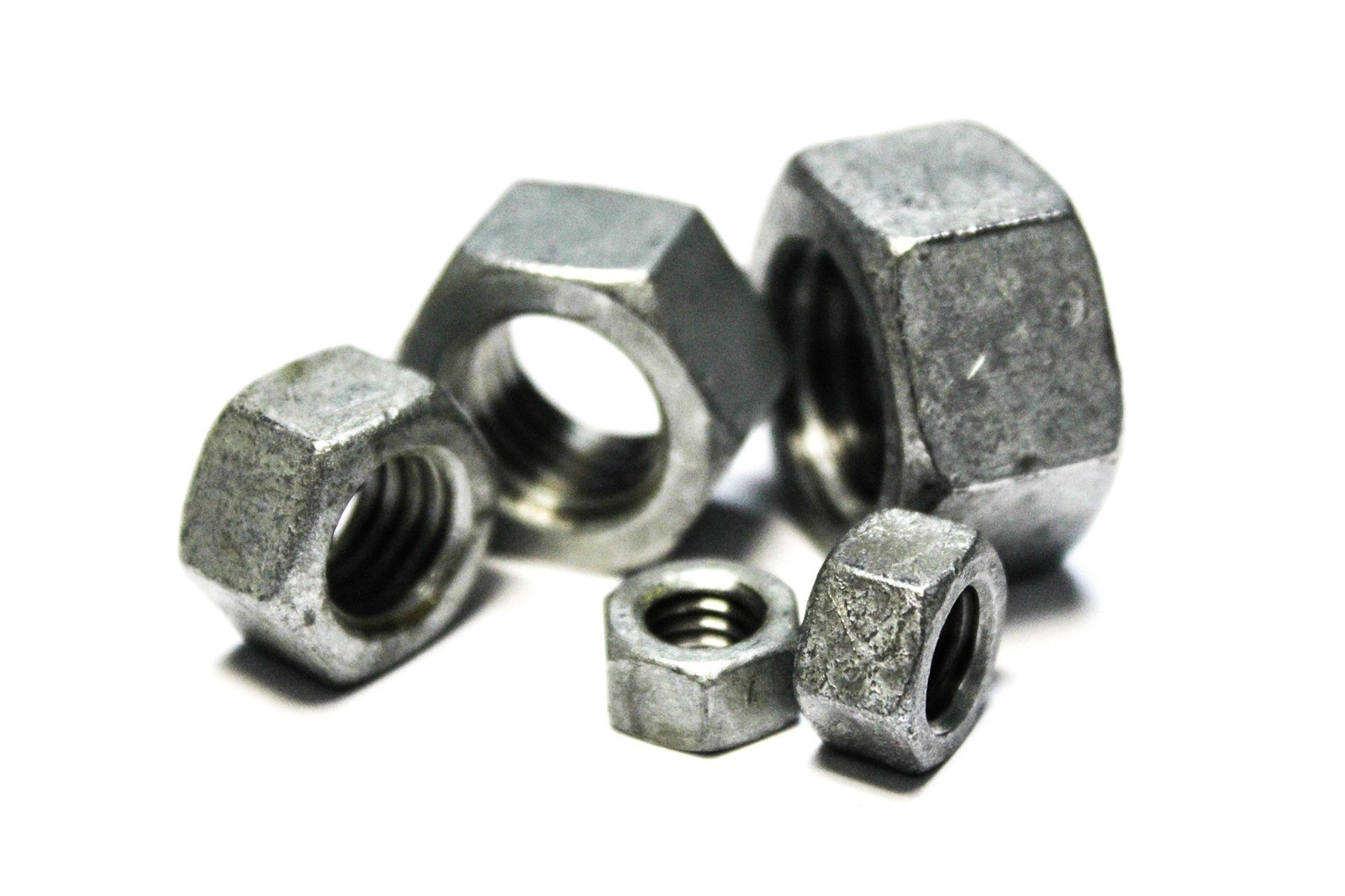 (25) 1/2"-13 Heavy Hex Nuts (Structural) - Hot Dip Galvanized
