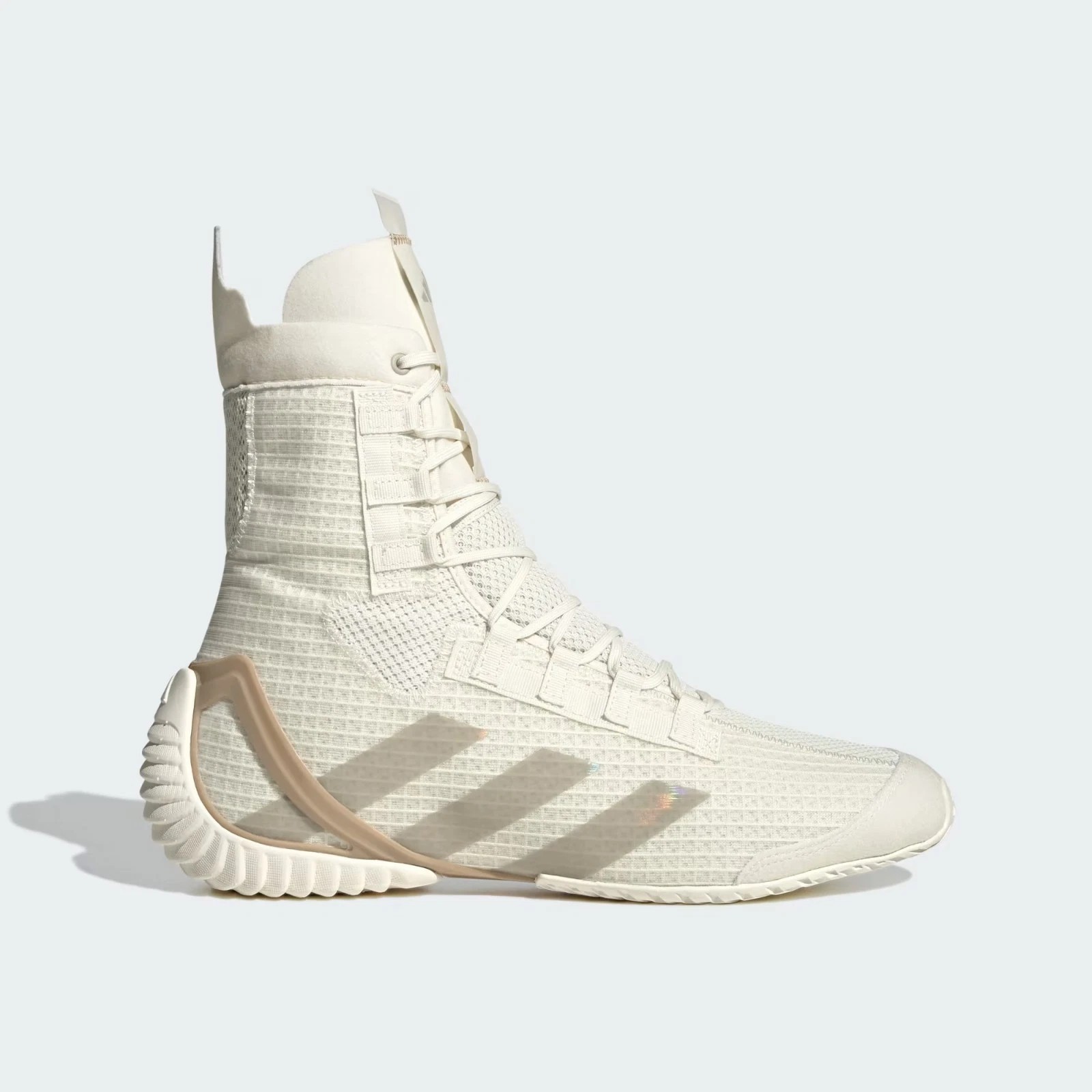 NEW Adidas Boxing Speedex 23 High Top Shoes Off White Men's Size 6 JH8822