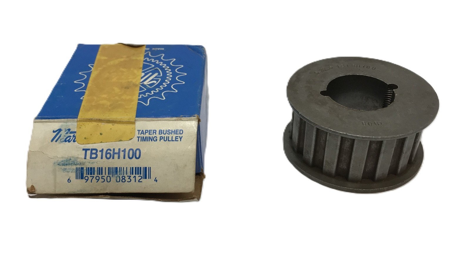 Martin Tapered Bushed Timing Pulley TB16H100 NOS