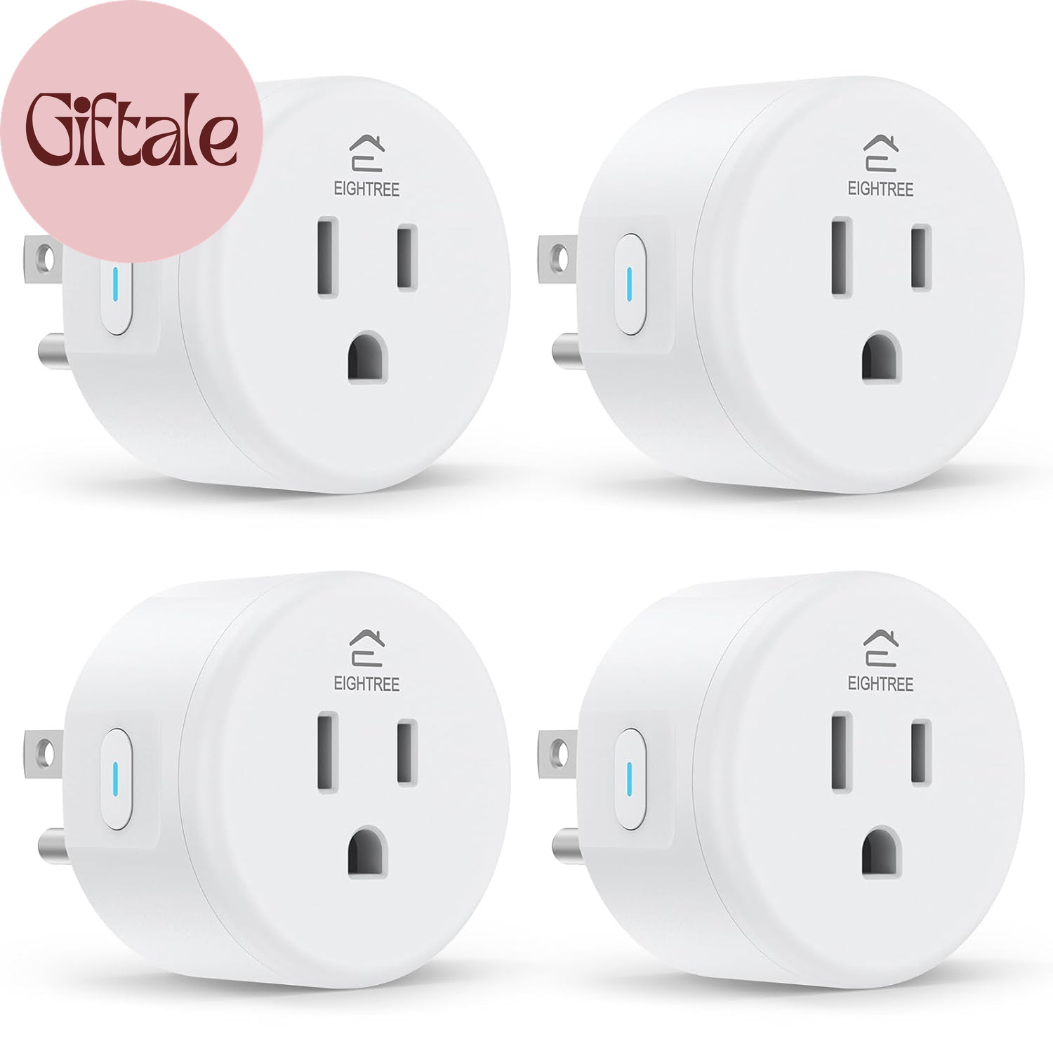 Smart Plug, Wifi Outlet Works with Alexa & Google Home, Smart Home Socket with R