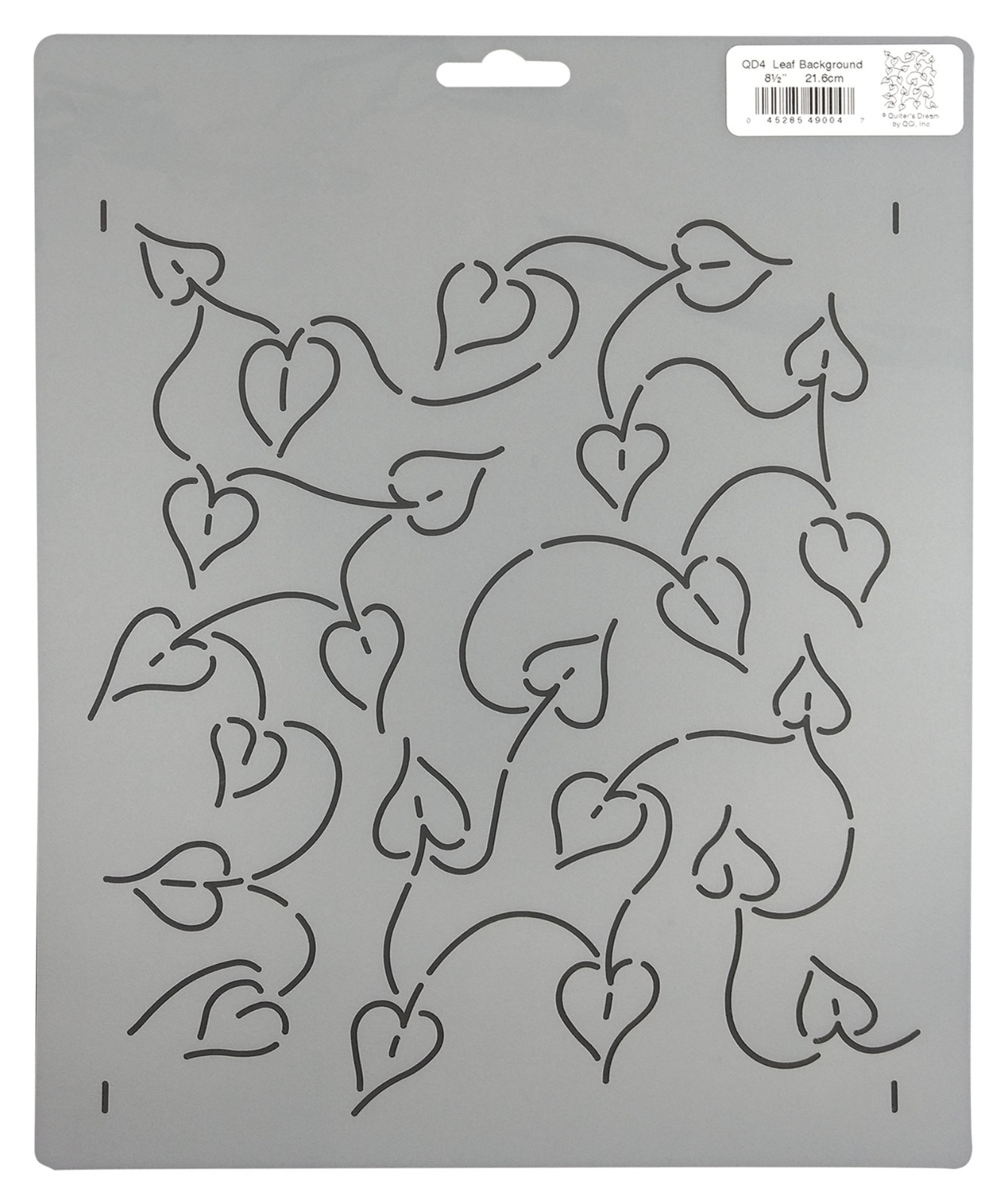 Quilting Stencil Leaf Quilt Patterns Leaves & Vines Background Quilters Template