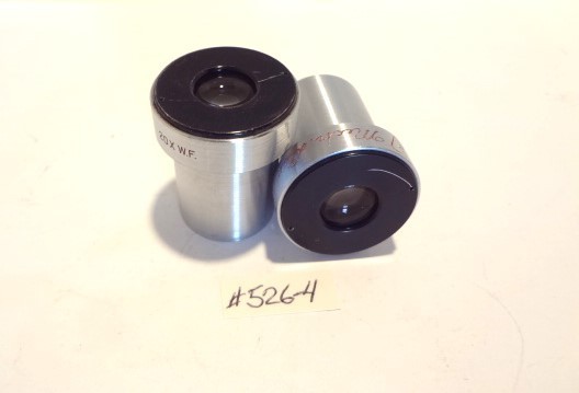 BAUSCH & LOMB  (B&L) PAIRED 20 WF EYEPIECES (526-4)