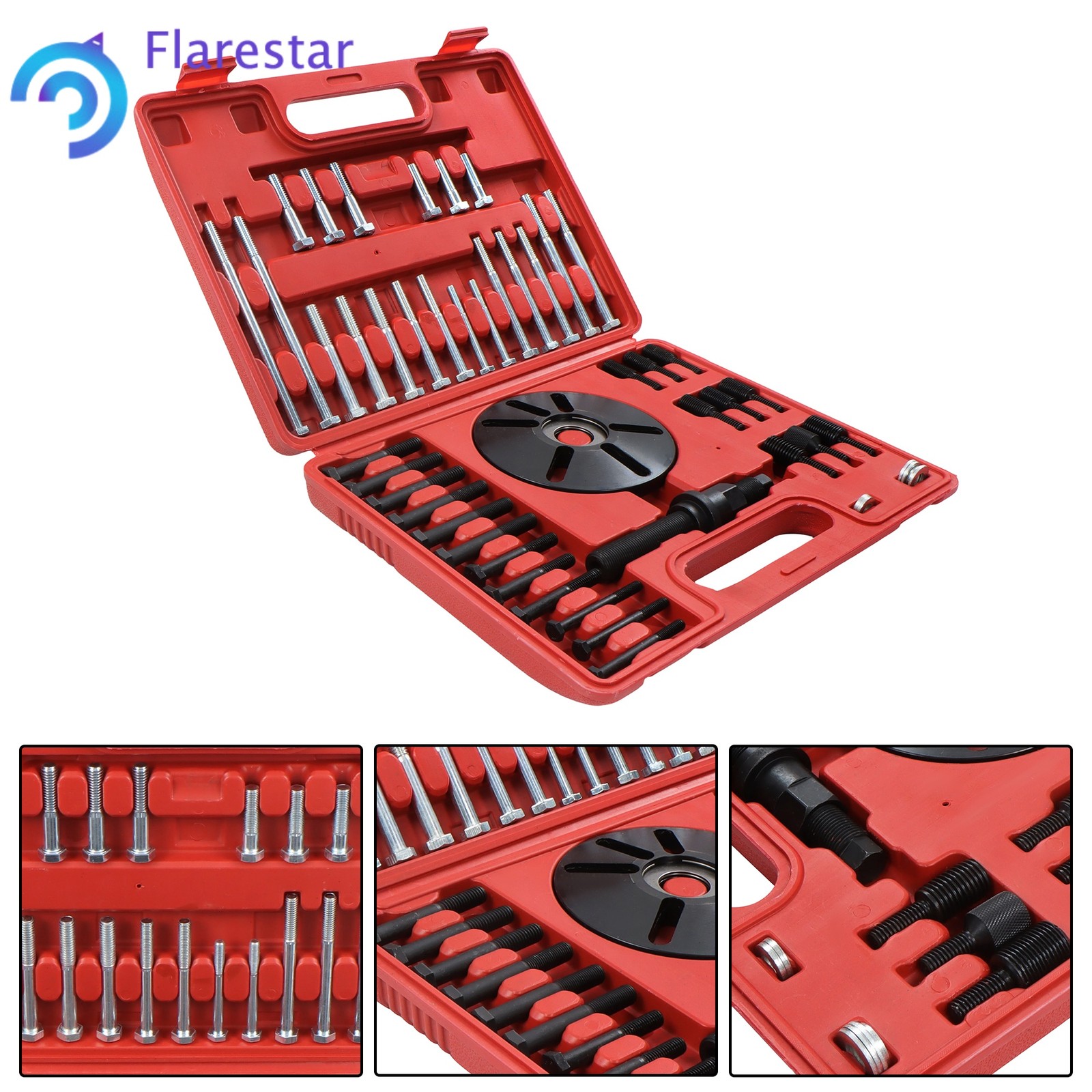 New Harmonic Balancer Puller Removal & Install Tool Flywheel Crankshaft Kit