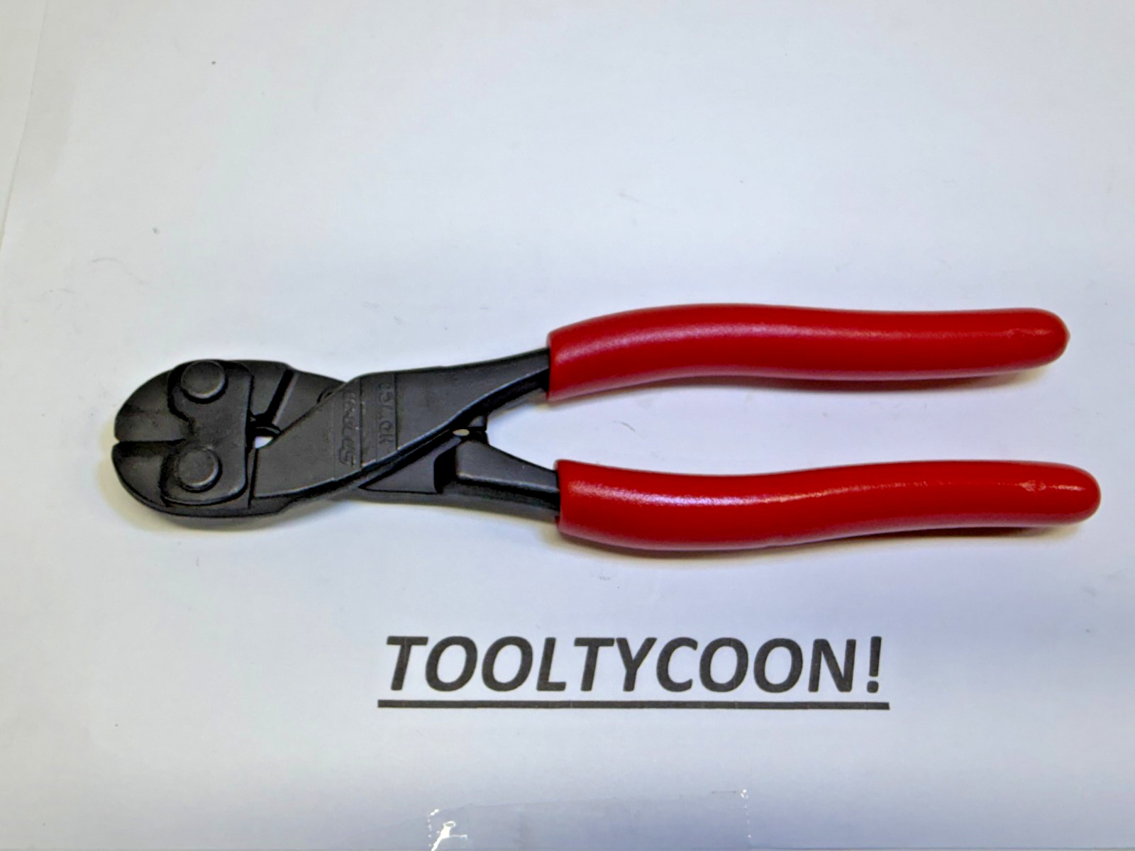Snap-on Tools SPAIN NEW RED Soft Grip 8" Heavy-Duty Wire Cutter Pliers HDWC8