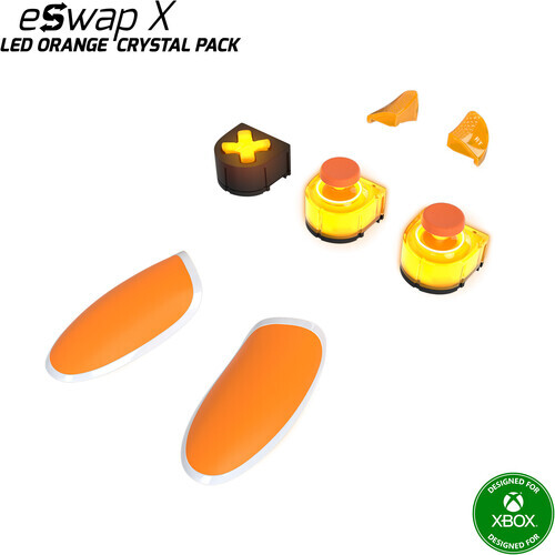 Thrustmaster eSwap X Pack LED Crystal Orange - Compatible with XBOX Series X|S,