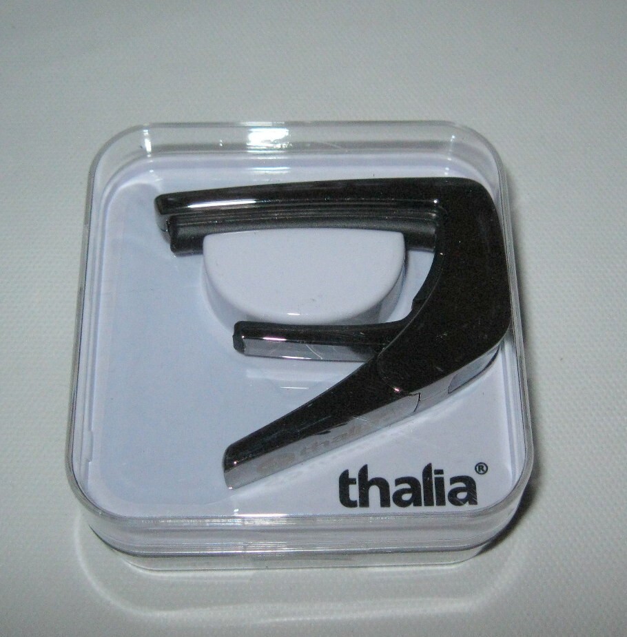 New Thalia Guitar Capo Octave Touch Black Chrome Azure Seas