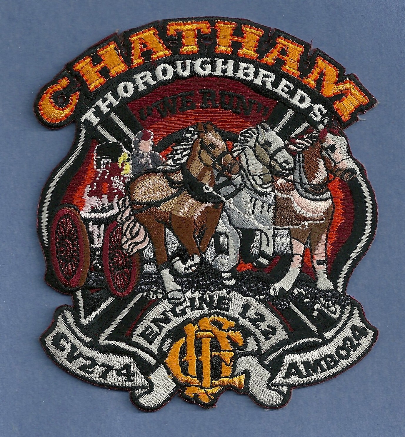 CHICAGO ENGINE COMPANY 122 FIRE COMPANY PATCH CHATHAM