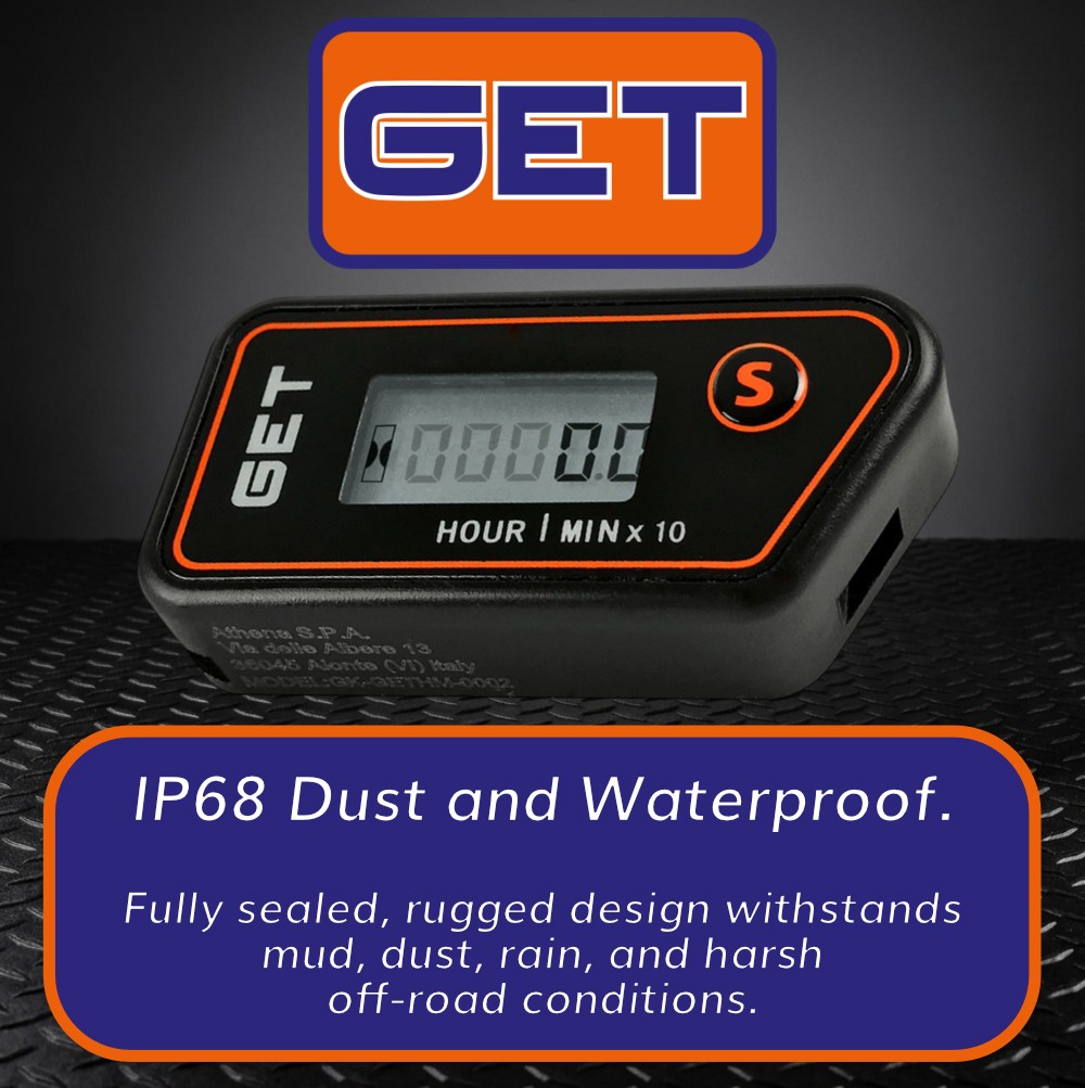GET GK-GETHM-0001 Smart SOS Wireless Hour Meter & Crash Alert System