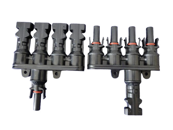 PV Branch Connector, Pair,  1000v, 4 to 1 (MMMMF+FFFFM), Output Max 30A