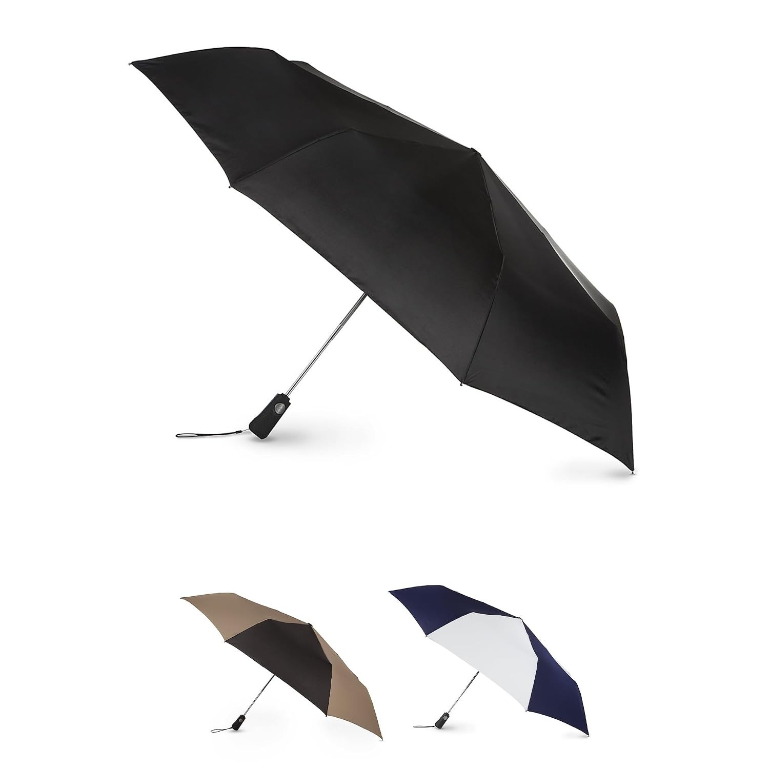 Windproof Auto Open Close Large Compact Golf Umbrella Waterproof UV Protected
