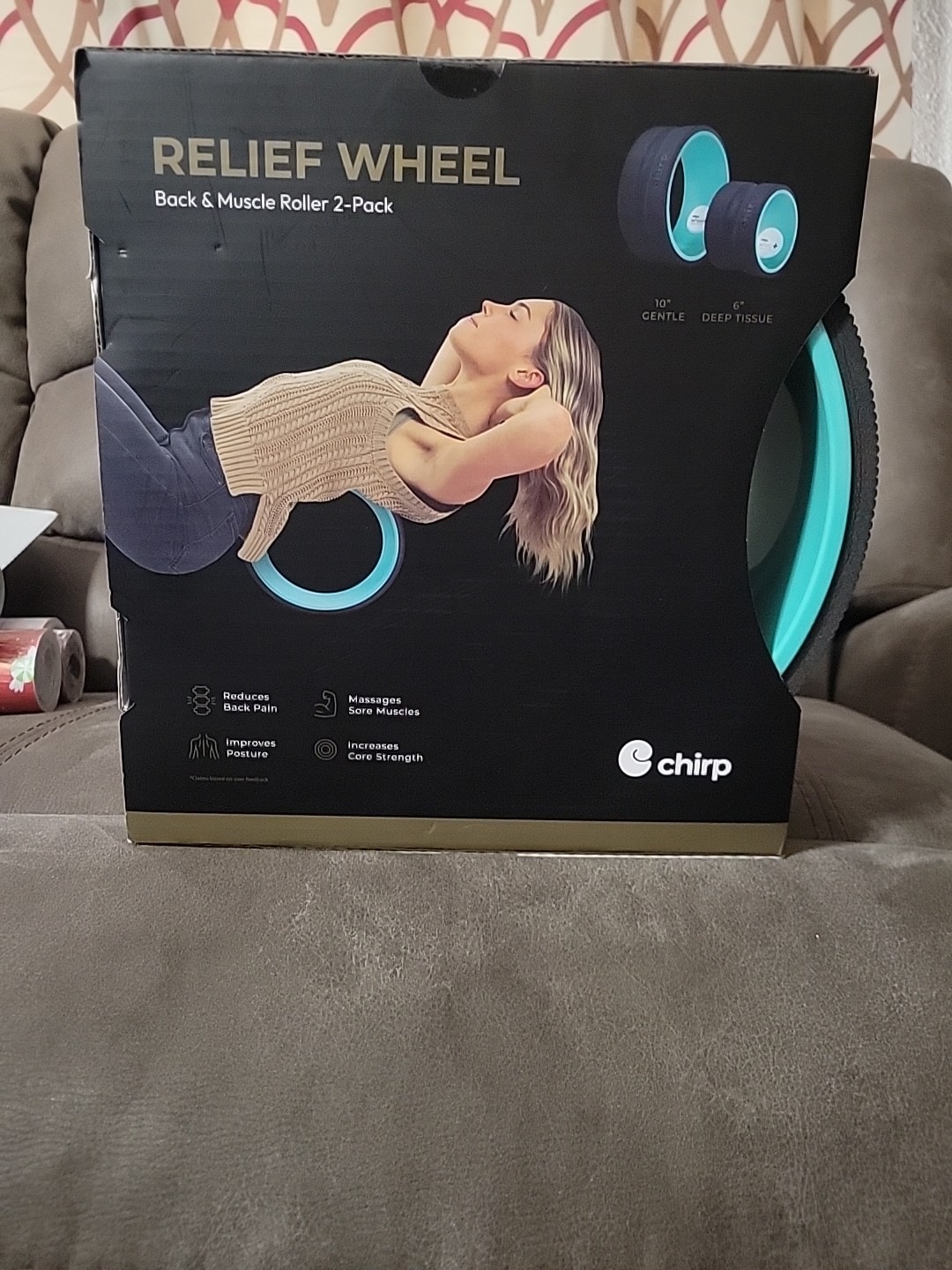 NWT CHIRP RELIEF WHEEL Back & Muscles 2 Pack 6” & 10”