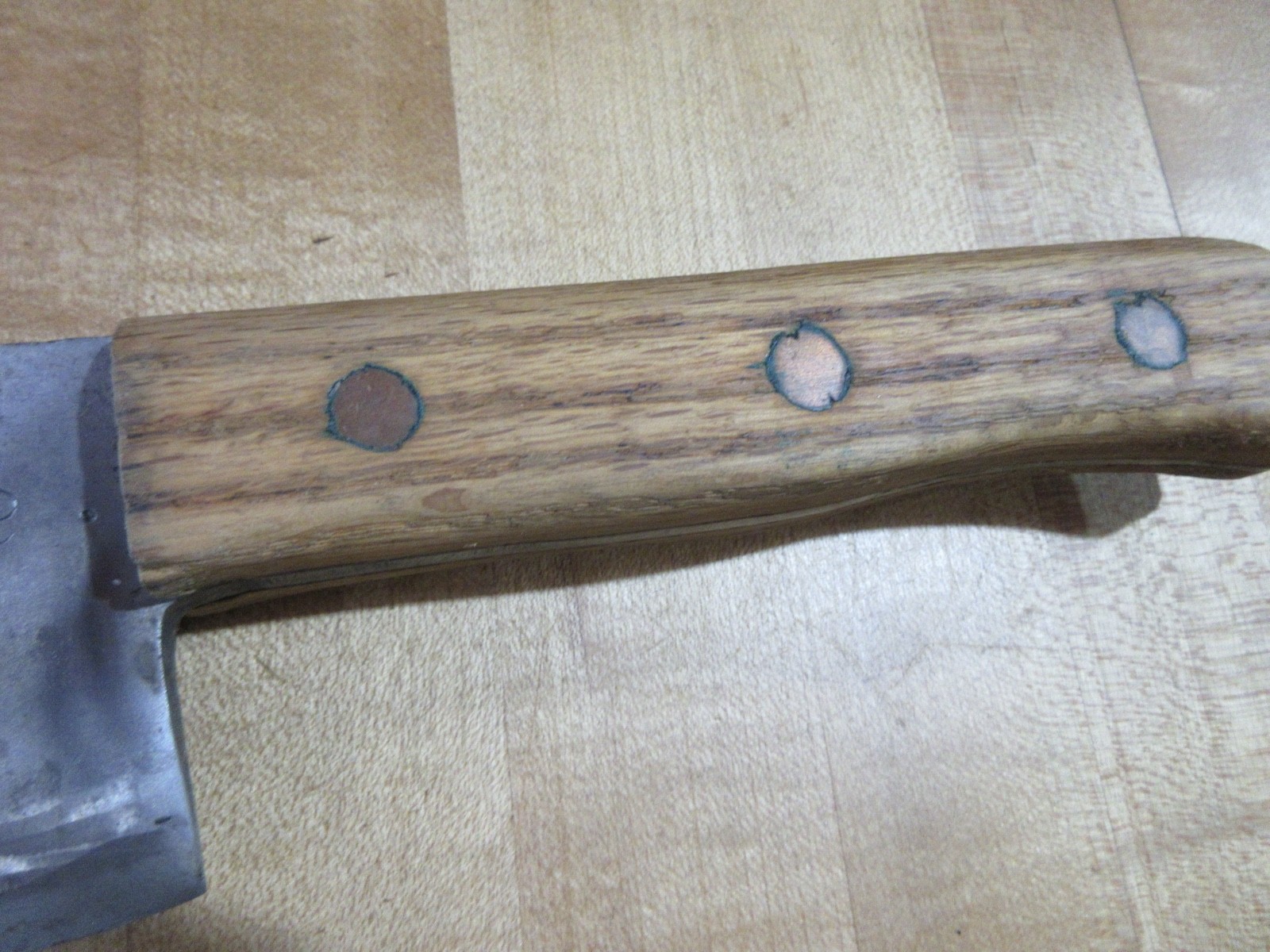 Vintage White Meat Cleaver 79-9. (ll)