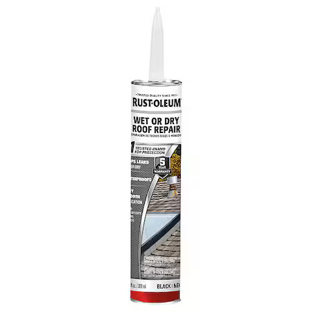 Rust-Oleum 301826 Roof Cement, Solvent Base, Black