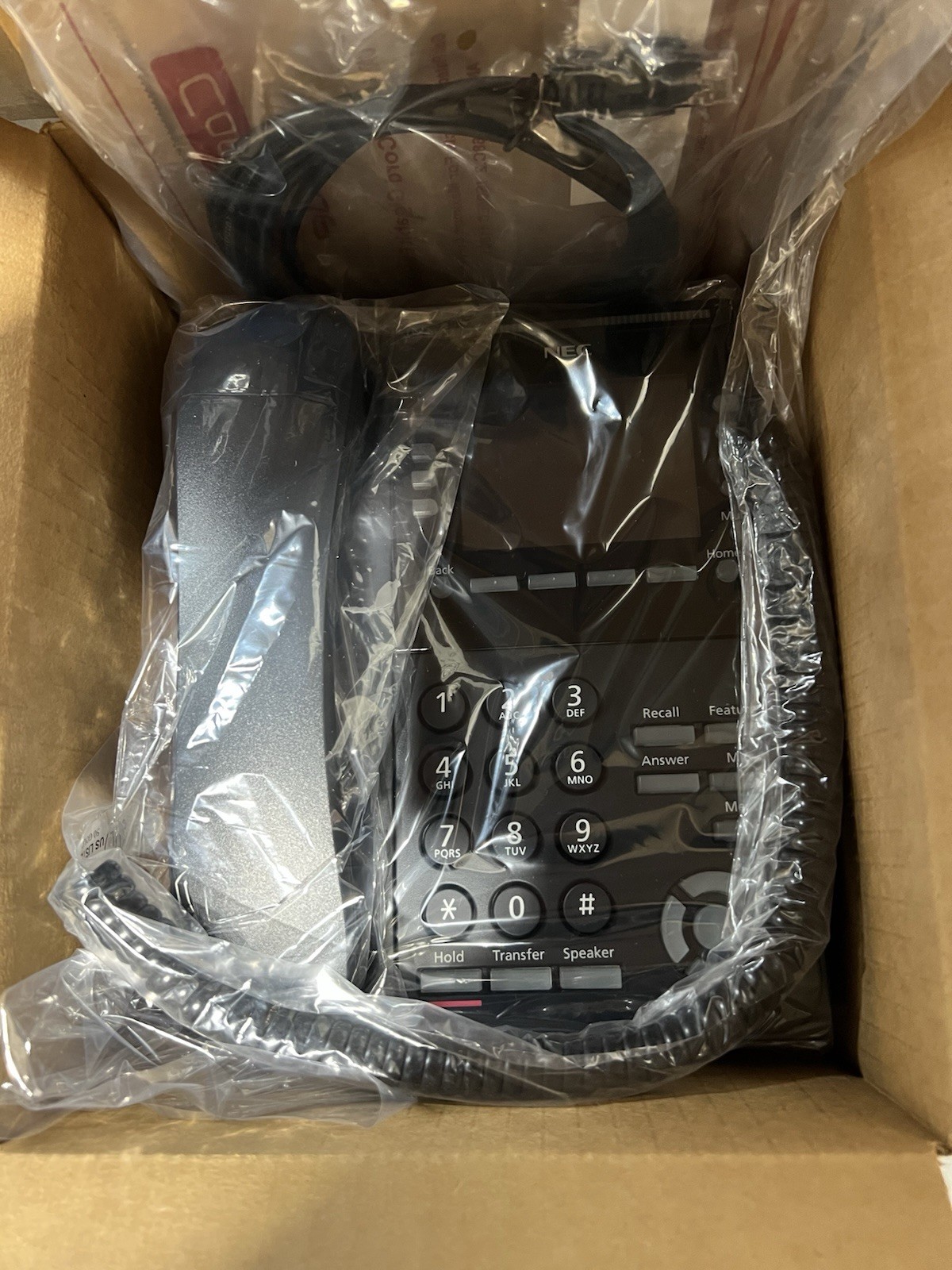 NEC BE118969 ITK-8LCX-1 DT920 Color Self-Labeling IP Phone *Refurbished*