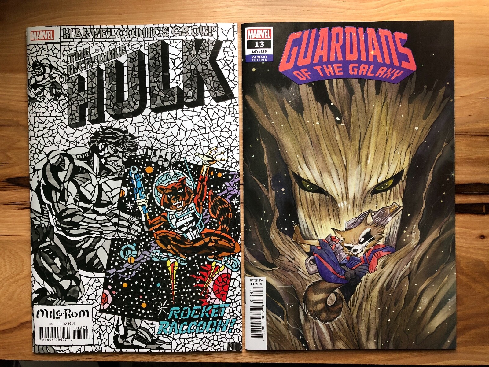 Rocket Raccoon SHATTERED VARIANT/PEACH MOMOKO Guardians of the Galaxy