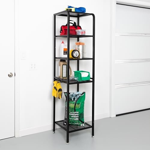 HONEY-CAN-DO 5-TIER GARAGE STORAGE SHELVING UNIT SHF-09841 BLACK - BLACK