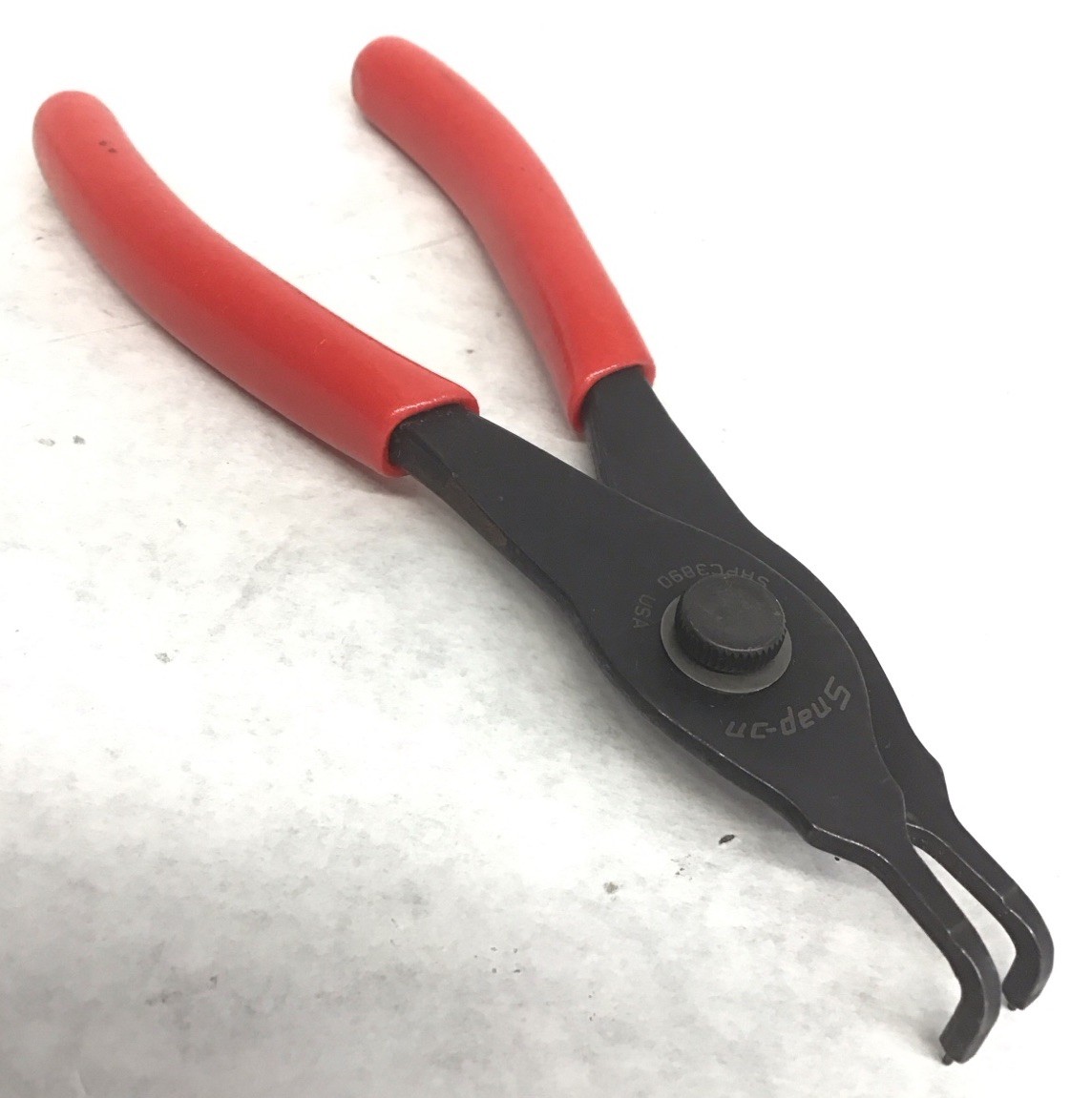 Snap On Tools Convertible 90°/.038" Fixed Tip Retaining Ring Pliers SRPC3890