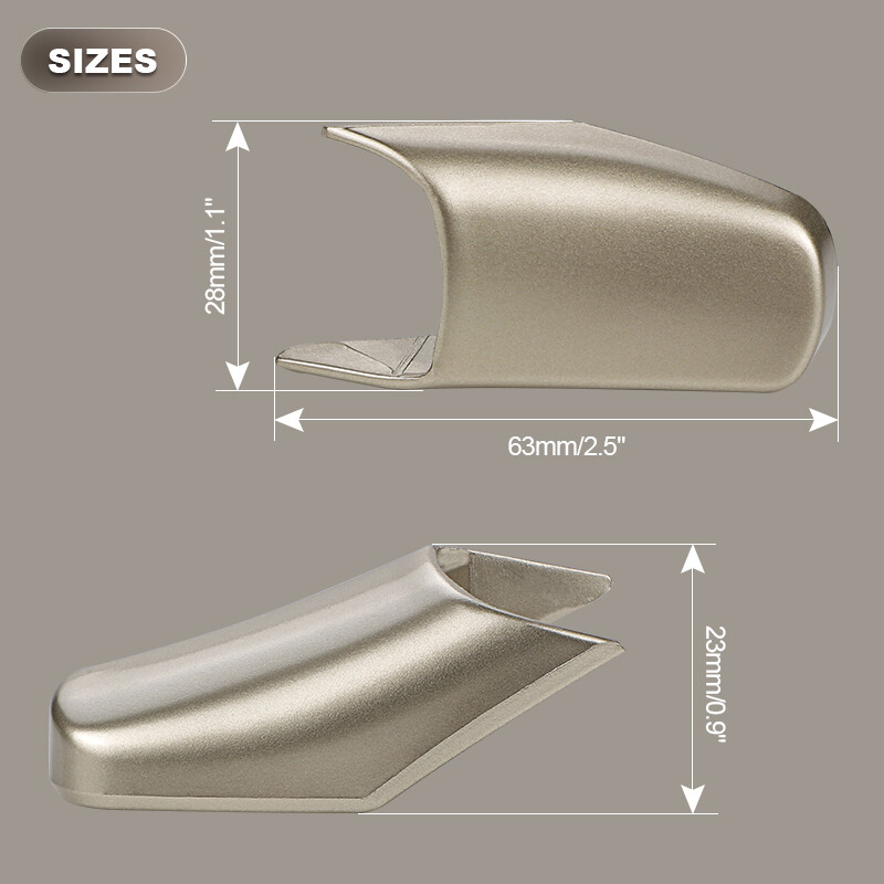 4 Sets Door Interior Pull Handle Strap End Cap Trim For Lincoln Town Car 2003-11