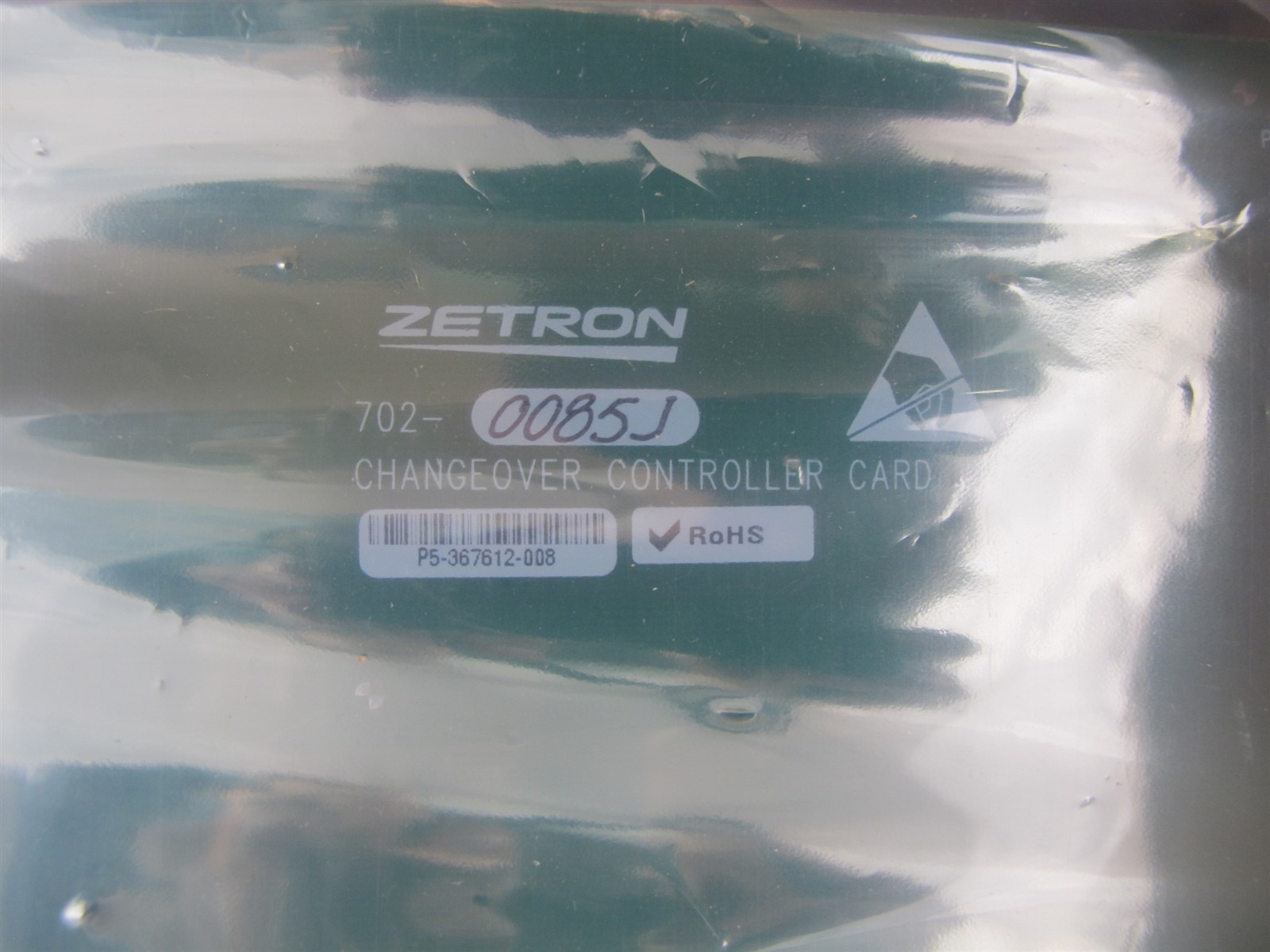 ZETRON Changeover Controller Card 702-0085J