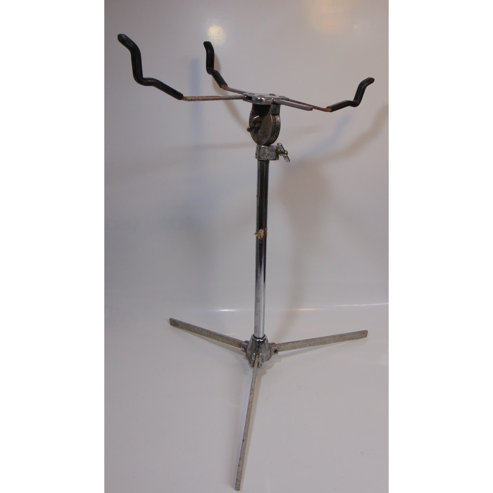 Snare Drum Stand Slingerland Vintage Flat Base Niles Heavy Duty Adjustable Used