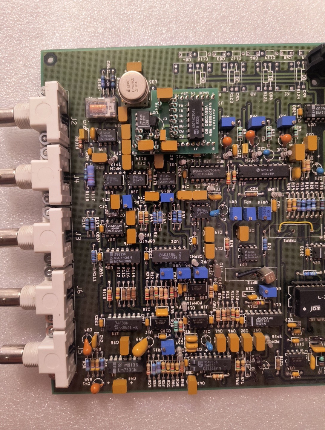 Autotote Video Graphics System Circuit Board Only