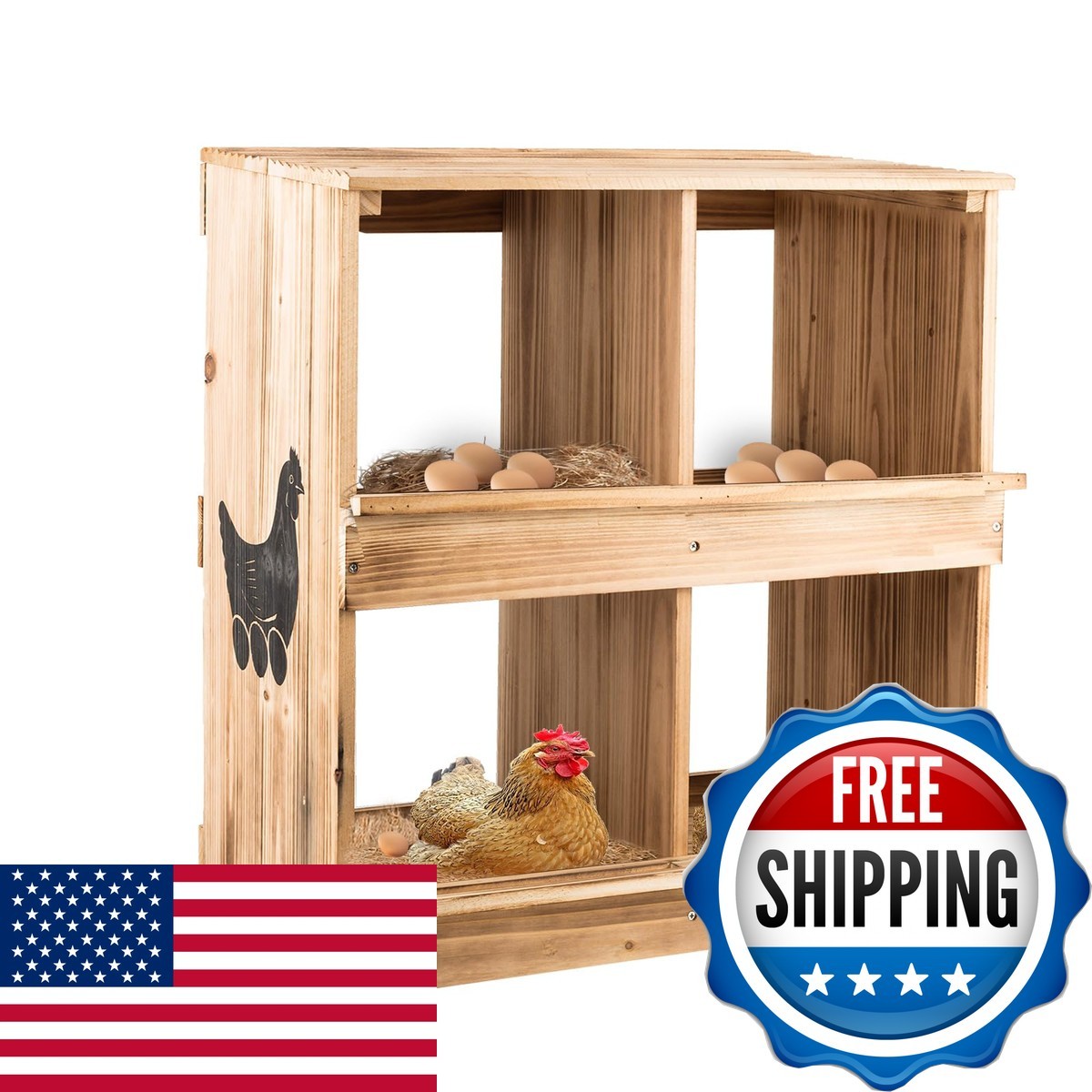 Zeenart Nesting Boxes For - Nesting For Poultry Heavy Duty 4
