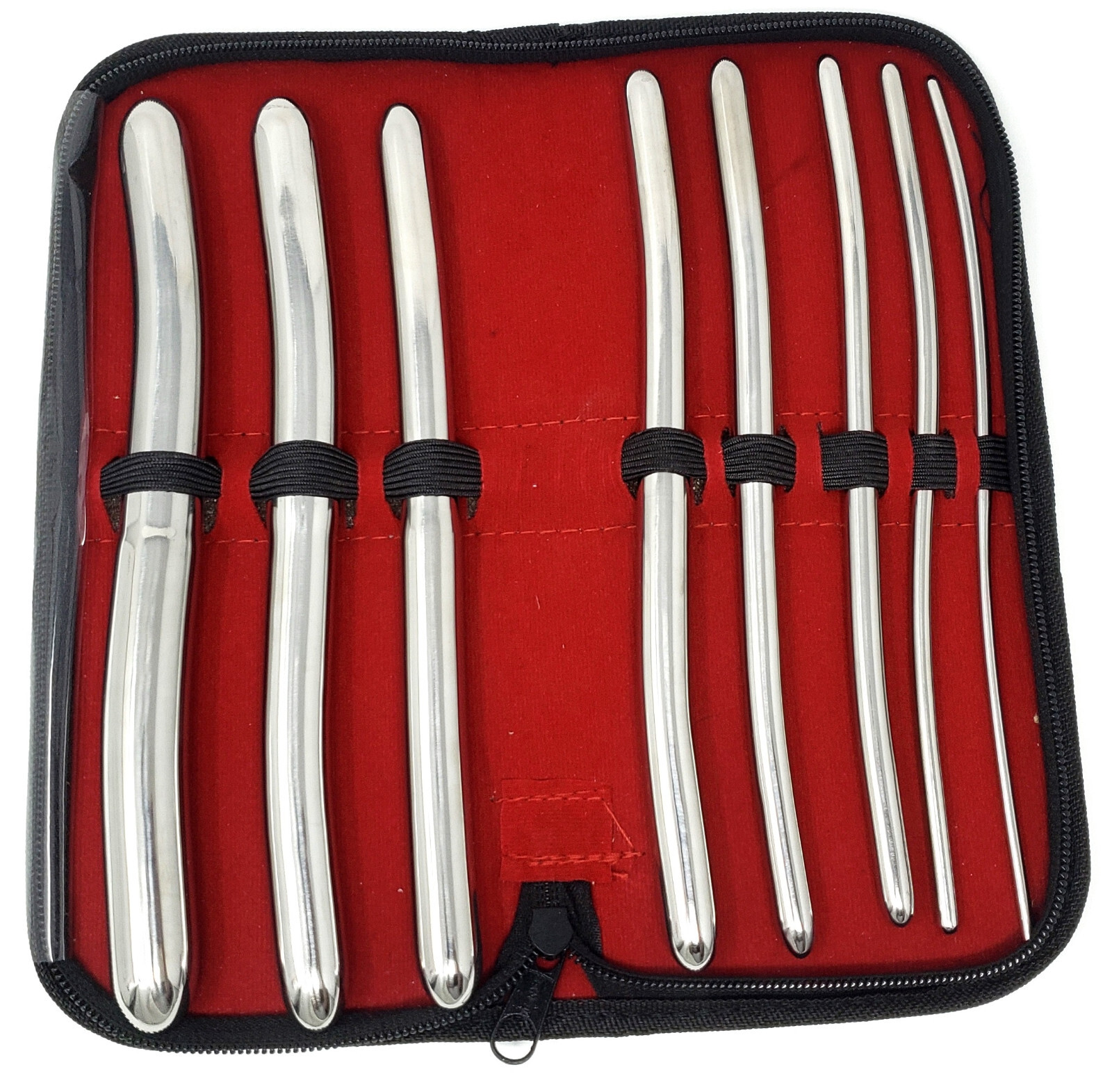 New Premium Hegar Dilator Set Uterine Urethral Diagnostic Surgical Sounds 8Pcs