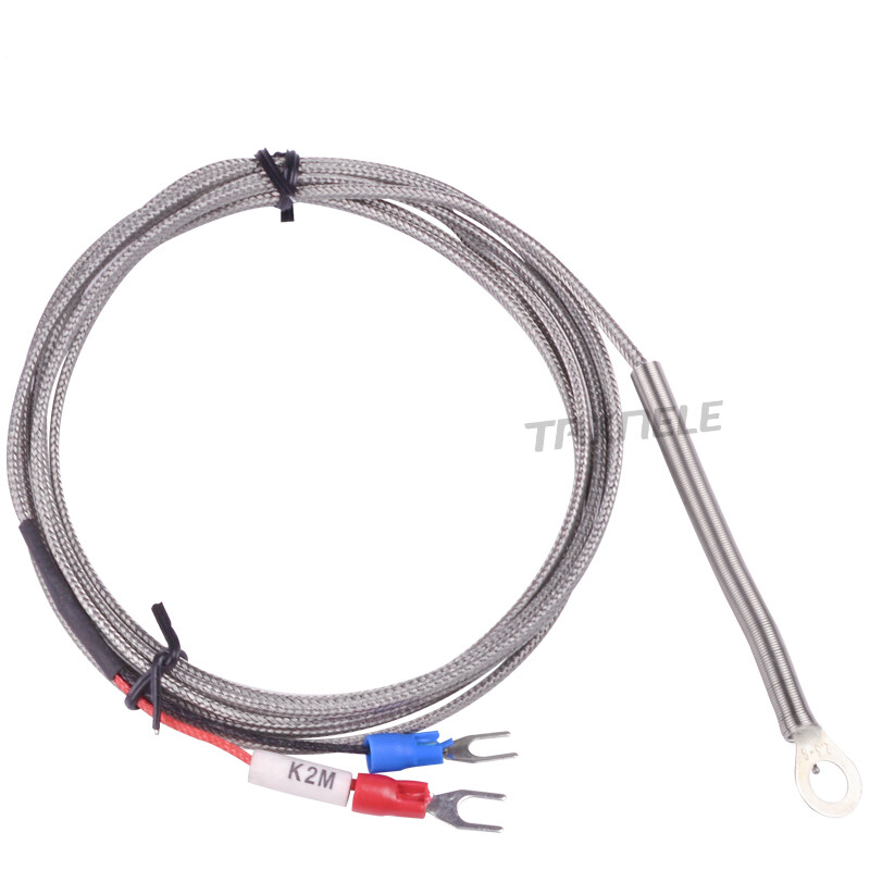 6mm Hole Washer Gasket Probe Thermocouple K Type Temperature Sensor 2m 3m Cable