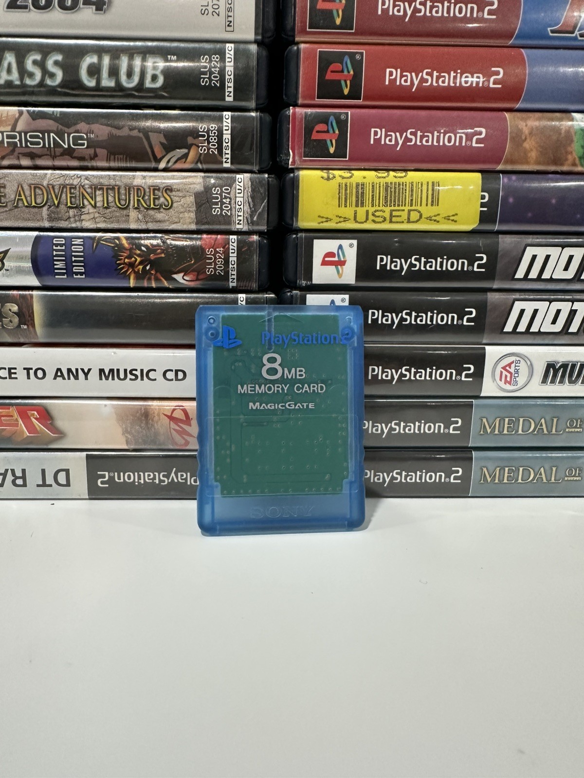 Sony PlayStation 2 Memory Card PS2 Genuine Official MagicGate 8MB SCPH-10020
