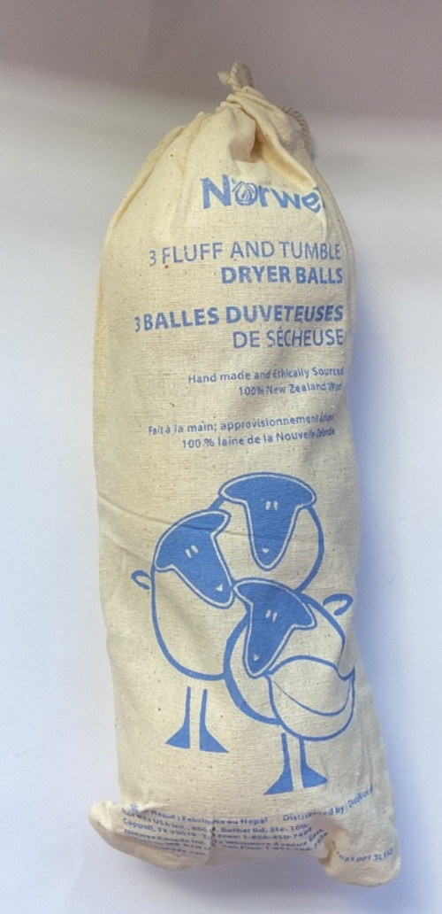 Norwex Fluff & Tumble Dryer Balls pack of 3