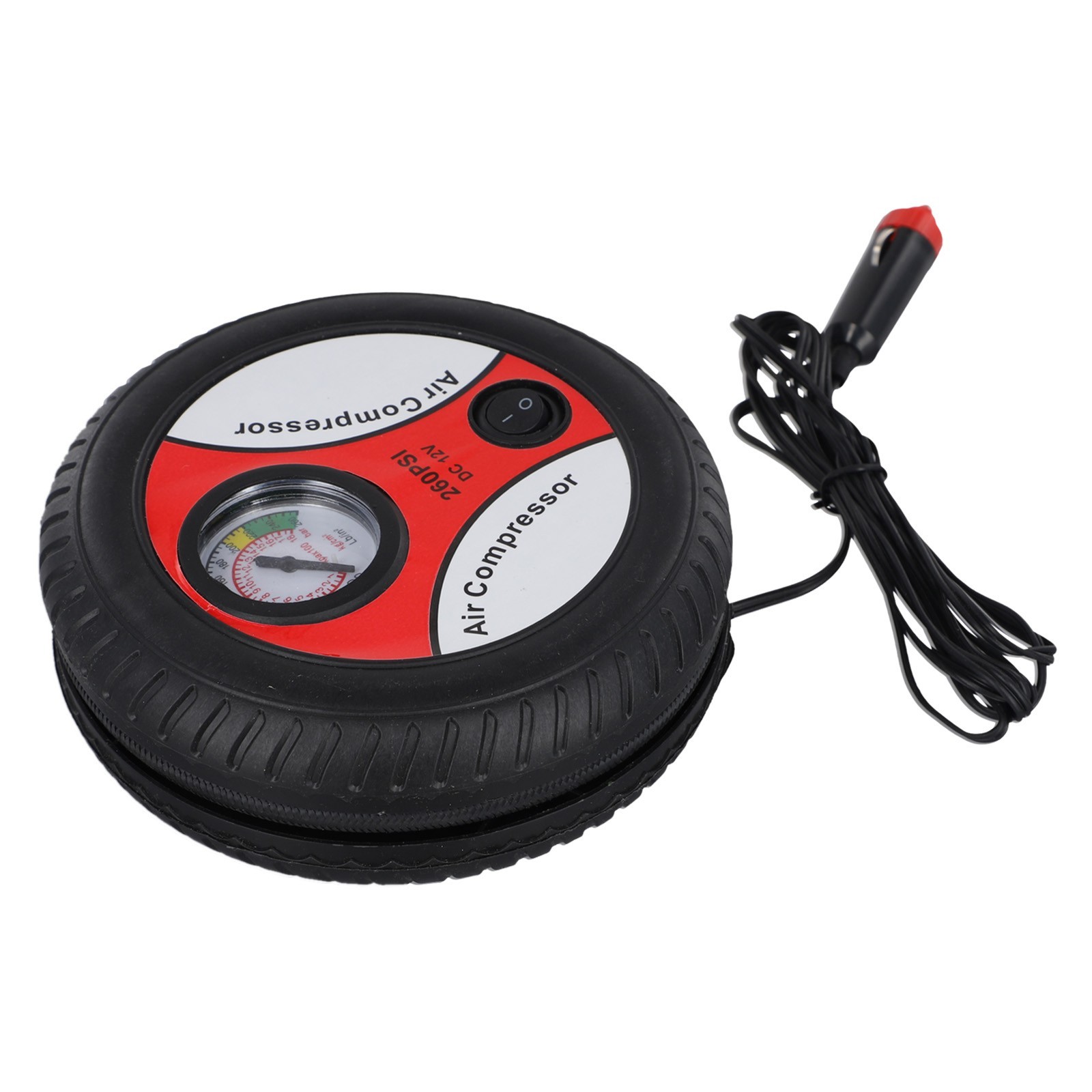 Suitable for Car Tires 12V Portable Air Compressor Wheel Inflator Pump