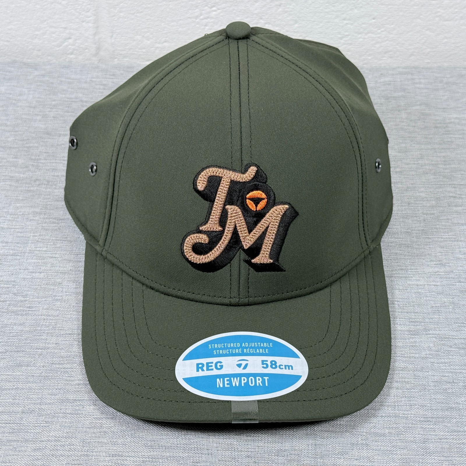 TaylorMade Olive Green Men's Adjustable Strap Back Golf Hat