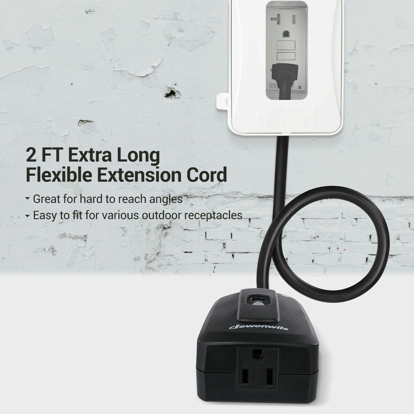 DEWENWILS Remote Control Outlet Wireless Remote Controlled Light Switch Plug