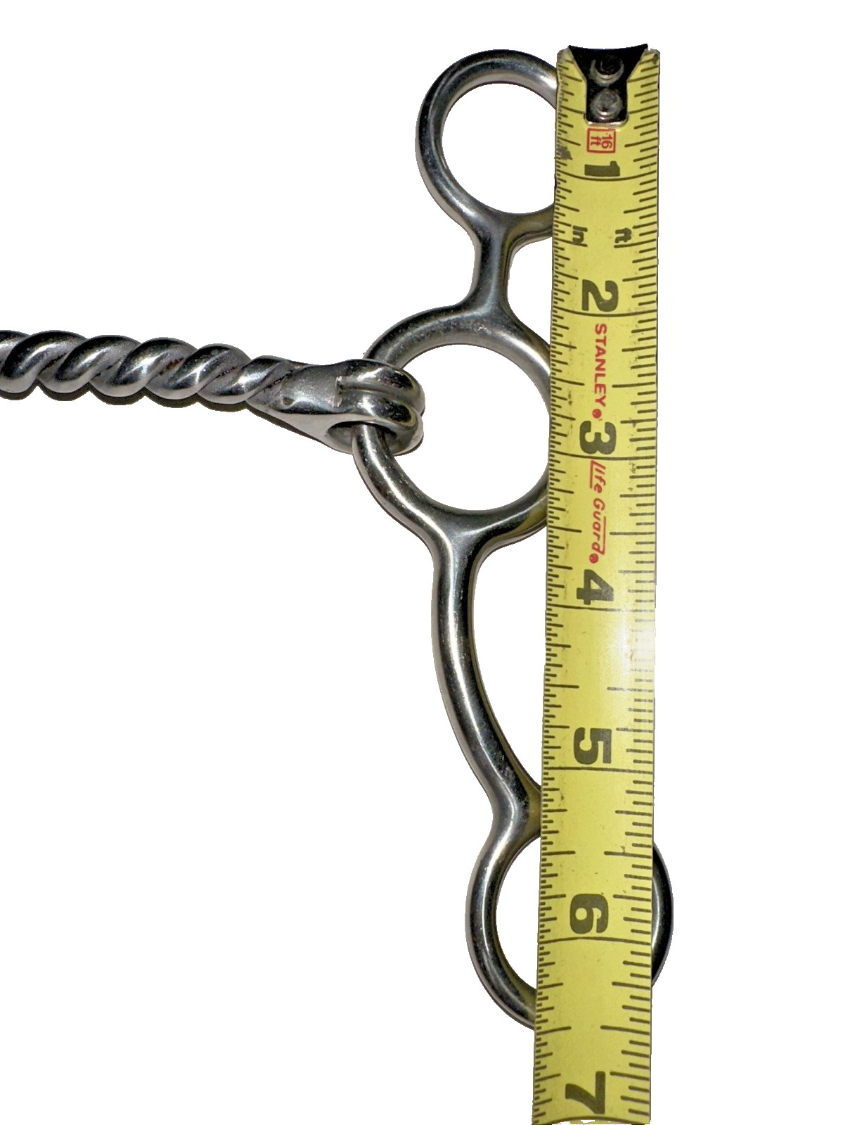Equisential Performance Long Shank Bit, Twisted Wire Snaffle, NWT