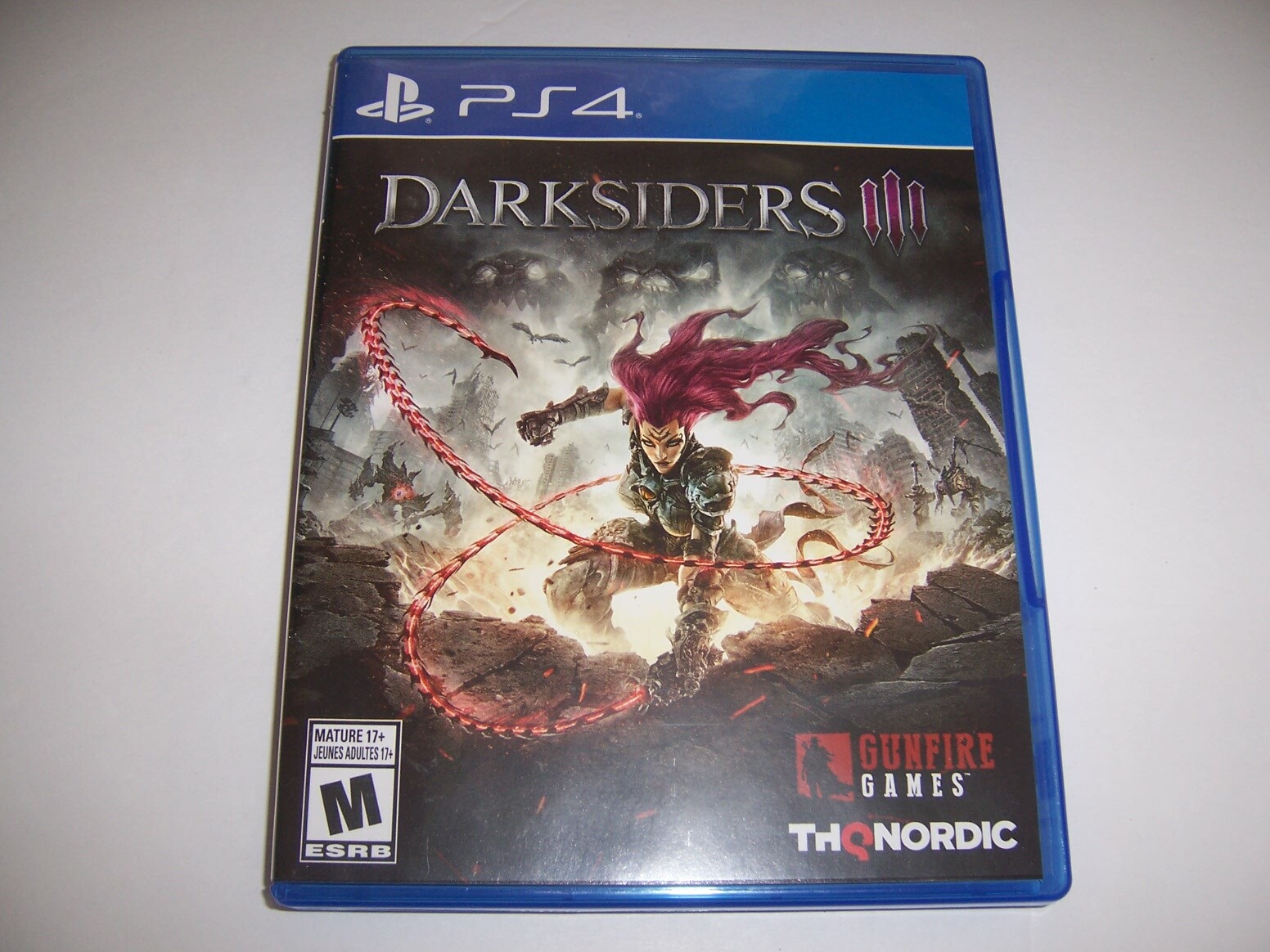 Replacement Box Case DARKSIDERS III 3 Sony PlayStation 4 PS4 ORIGINAL *NO DISC*