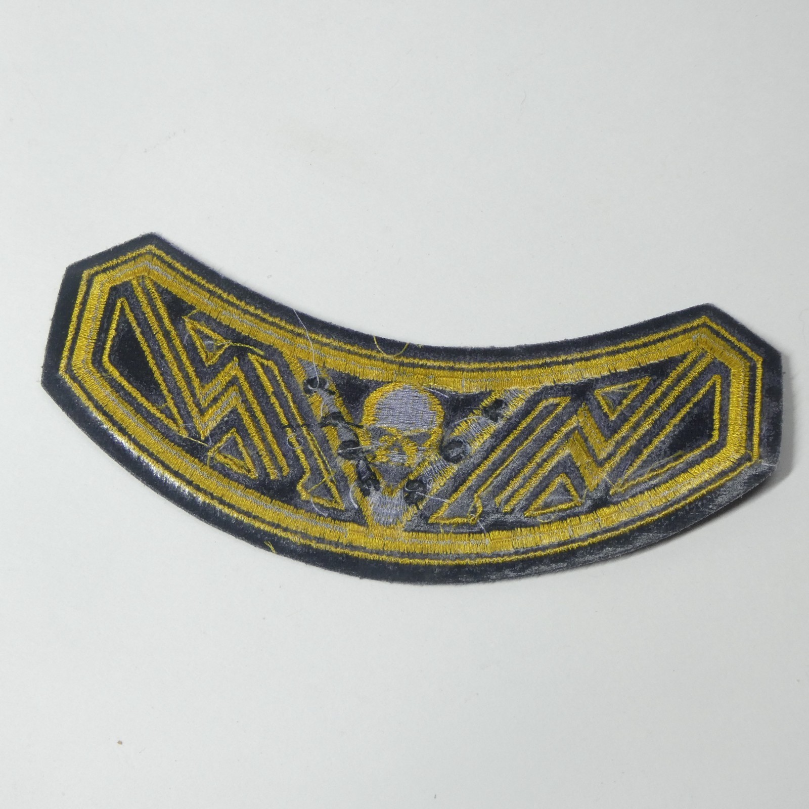 HOG 2012 Harley Owners Group Rocker Patch Skull Motorcycle Vest Jacket
