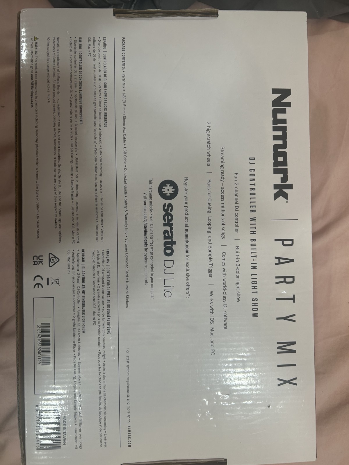 Numark Party Mix 2-Channel DJ controller