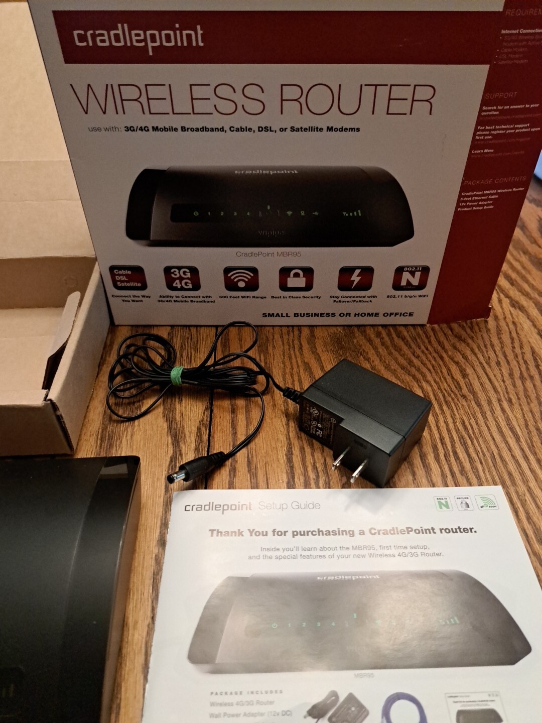 Cradlepoint 3g,4g Mbr95 Wireless Router No Ethernet Cable
