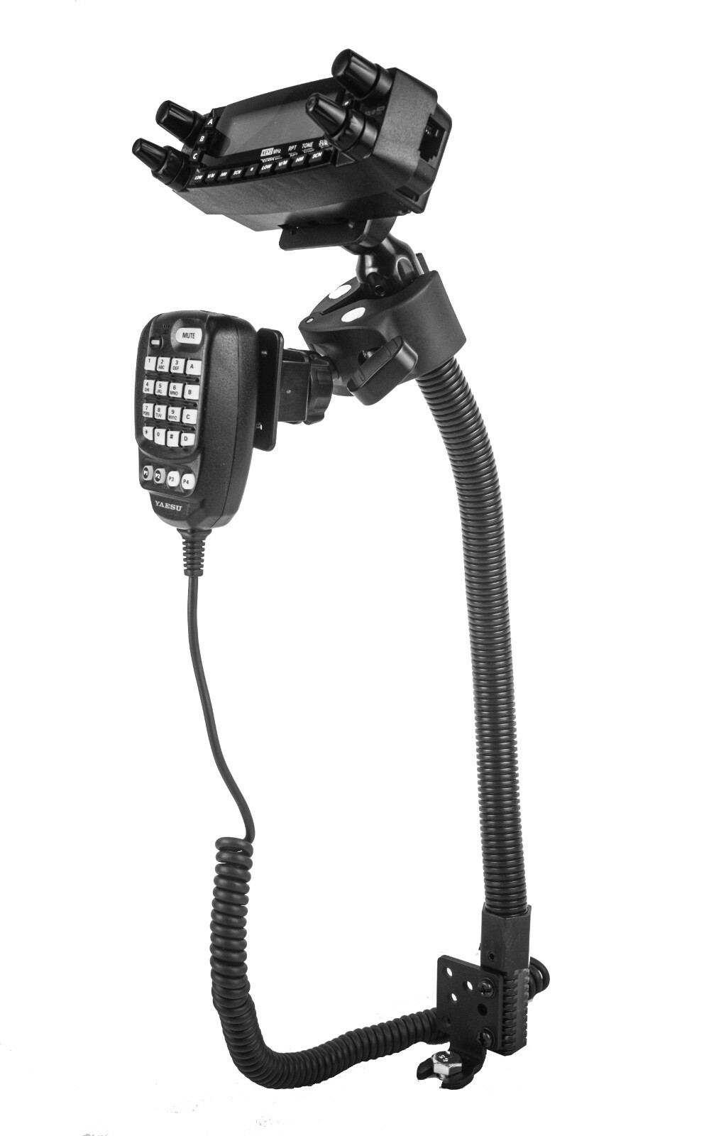 Car Seat Rail Bolt Mount And Mic Holder for Yaesu FT-857 FT-7900 FT-8800 FT8900